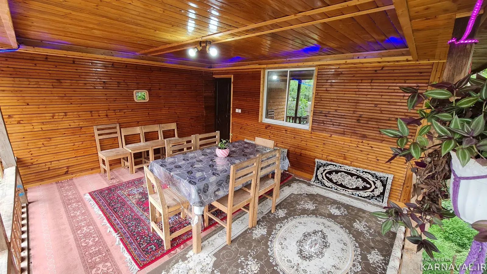 کلبه  چوبی احمدی شیرگاه