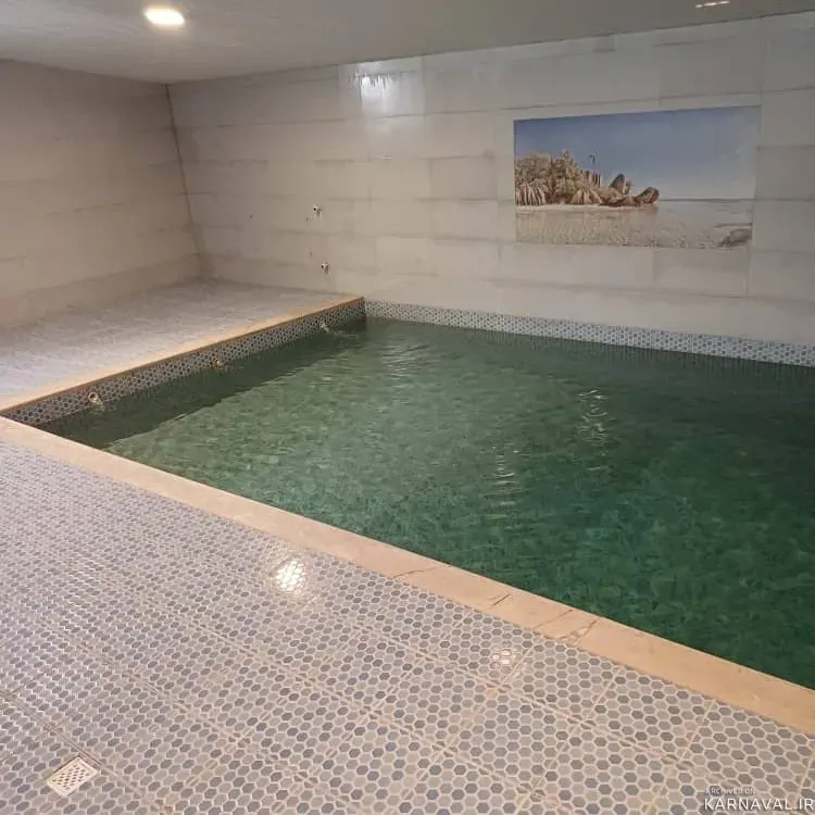 ویلا استخردار آبگرم سلمانی با فوتبال دستی ساری
