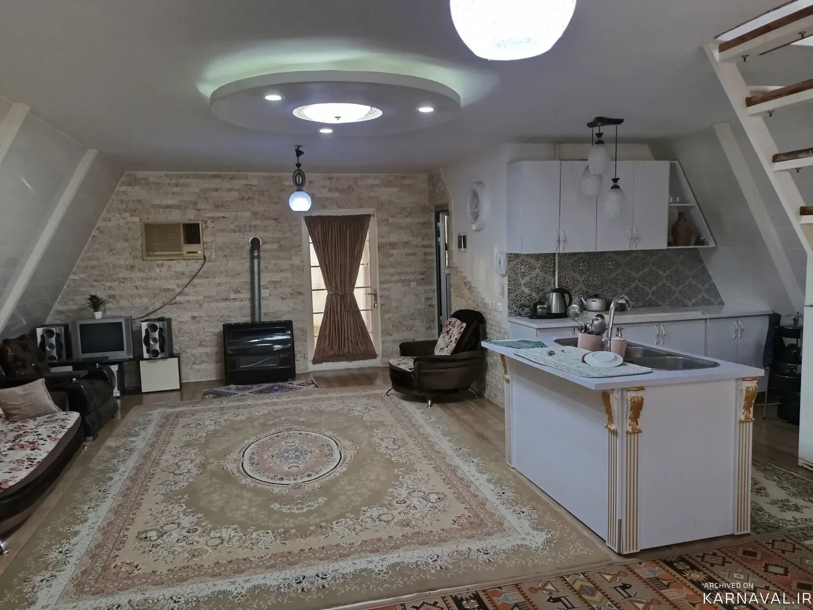 کلبه سوئیسی ابراهیمی با فوتبال دستی آستارا