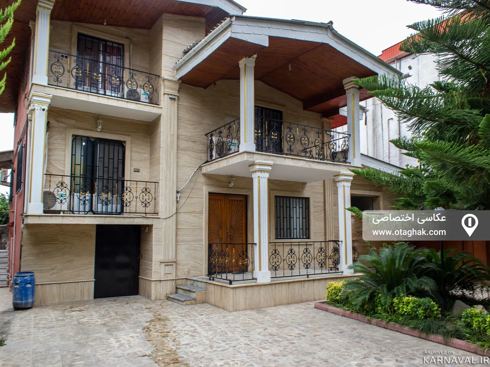 ویلا استخردار آبگرم گلستان با فوتبال دستی در بلوار معلم رامسر