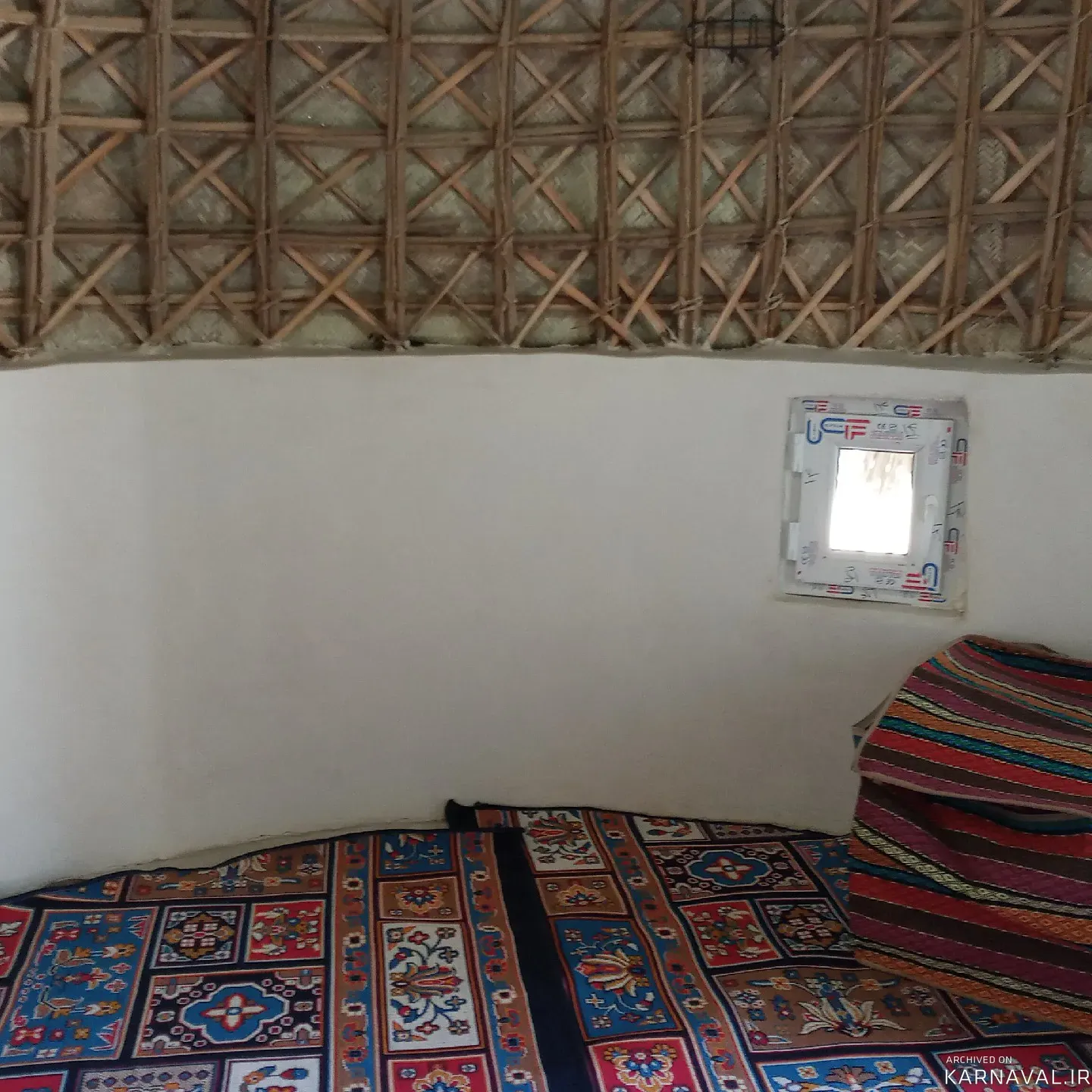 اقامتگاه بوم‌گردی روژان (کپر بلوچستان) در گلبهار چناران