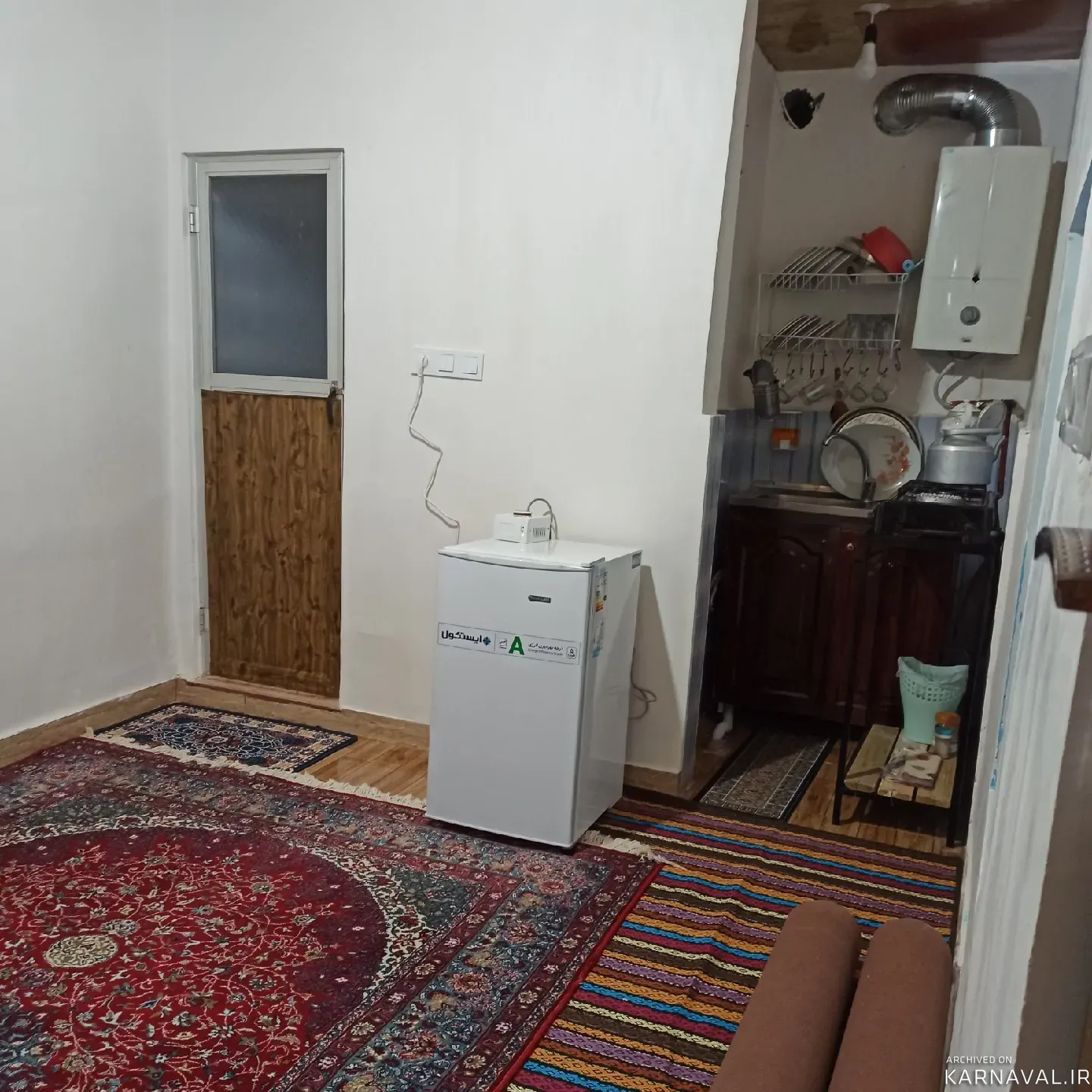 کلبه فیروزه ای سنگر