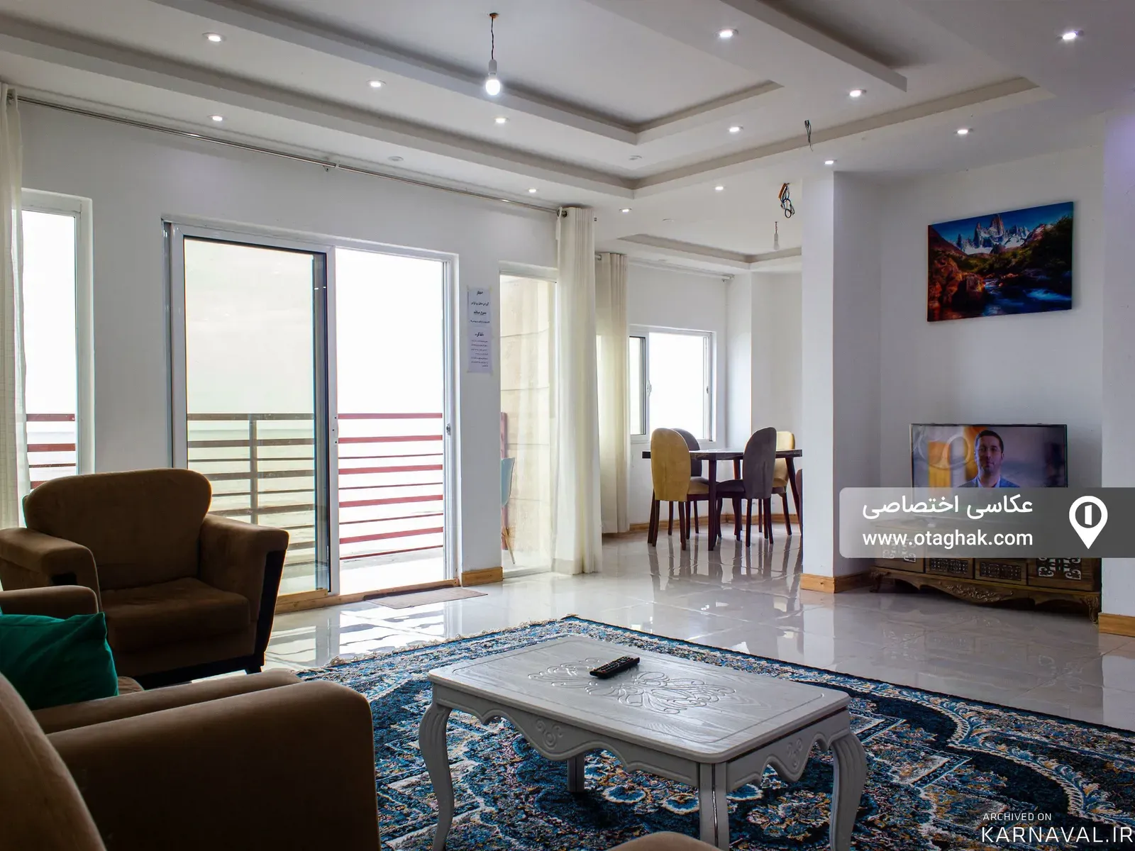 آپارتمان ساحلی دریا (۱۷) VIP محمودآباد