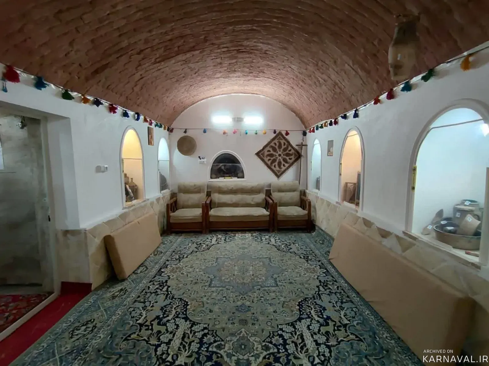اقامتگاه بوم‌گردی اتاق (5 موزه) سرای کربلایی فریدون  گلپایگان