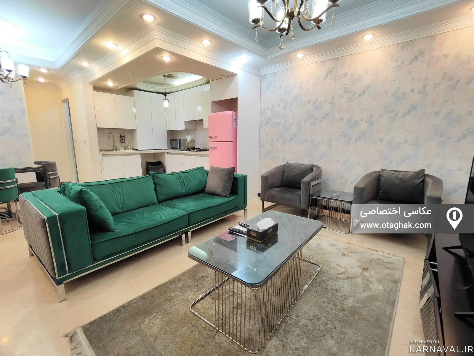 آپارتمان مبله لوکس (واحد 20) در پاسداران  تهران