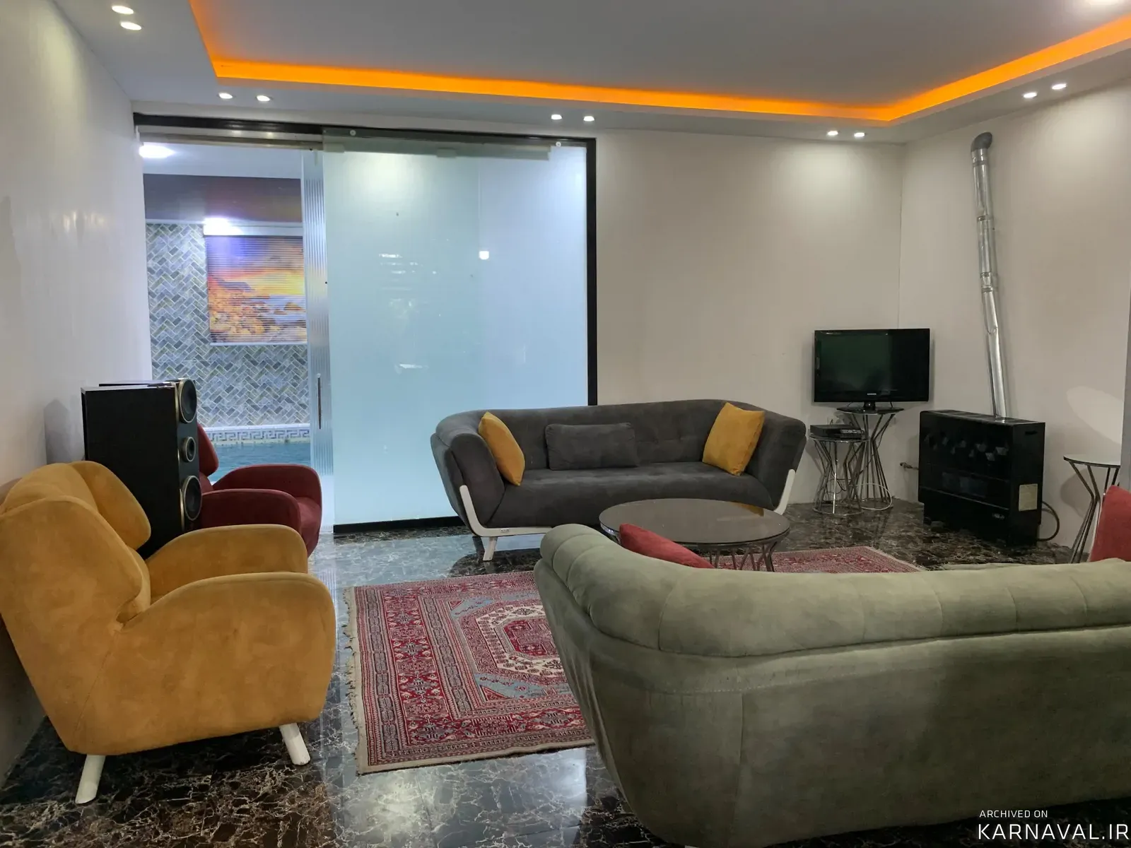 ویلا استخردار آبگرم نمونه  شهریار