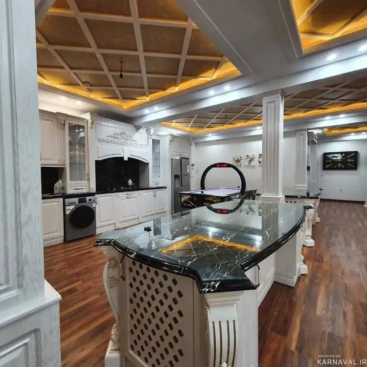 ویلا عمارت لوکس استخردار آبگرم با بیلیارد آبشار  کردان