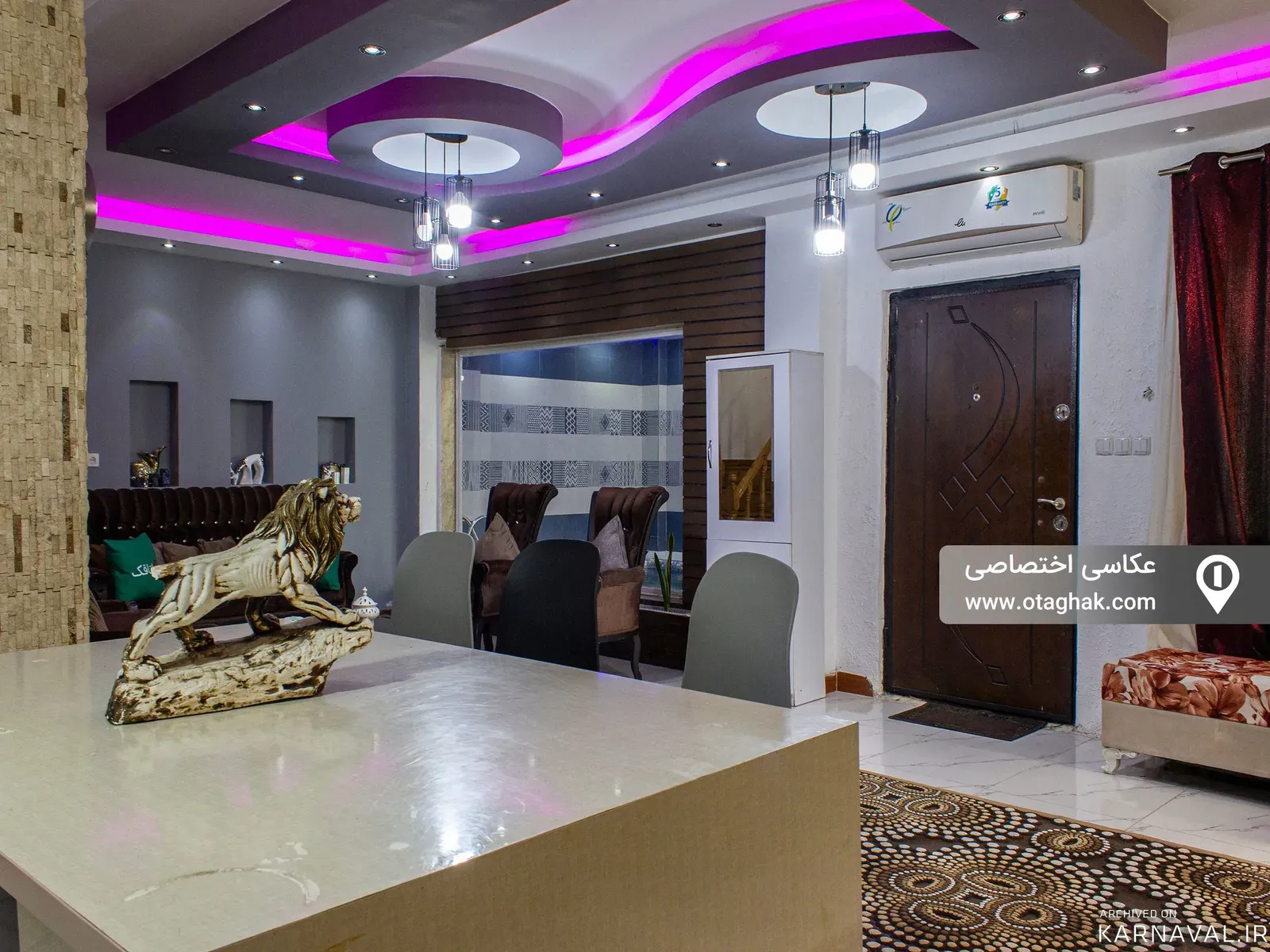 ویلا استخردار آبگرم آریان با فوتبال دستی محمودآباد
