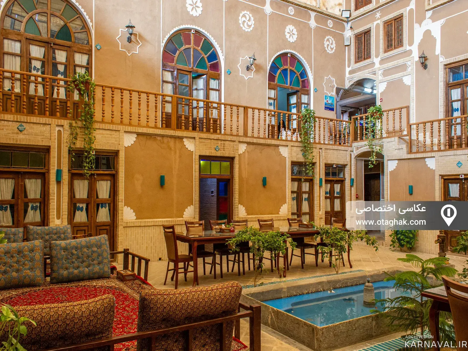 هتل سنتی فیروزه (اتاق یک تخته) یزد