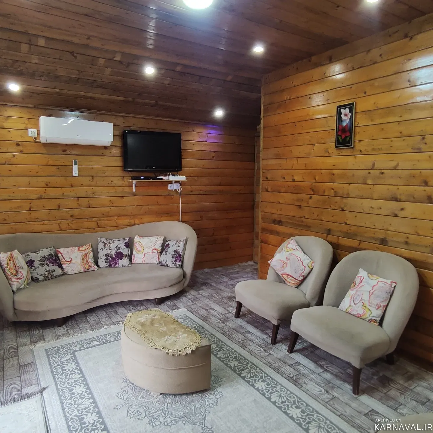 کلبه چوبی ماه تی تی سوادکوه