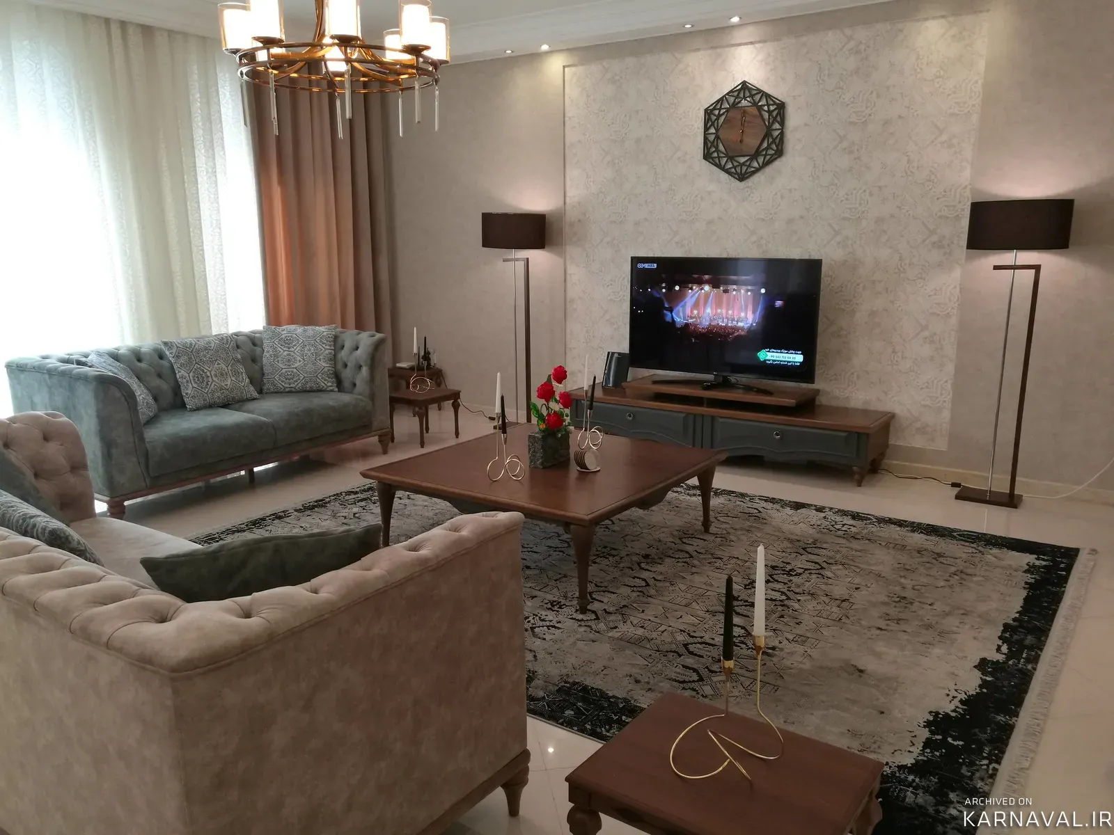 آپارتمان  مبله لوکس استخردار آبگرم سانسی فرشته (۸) تهران