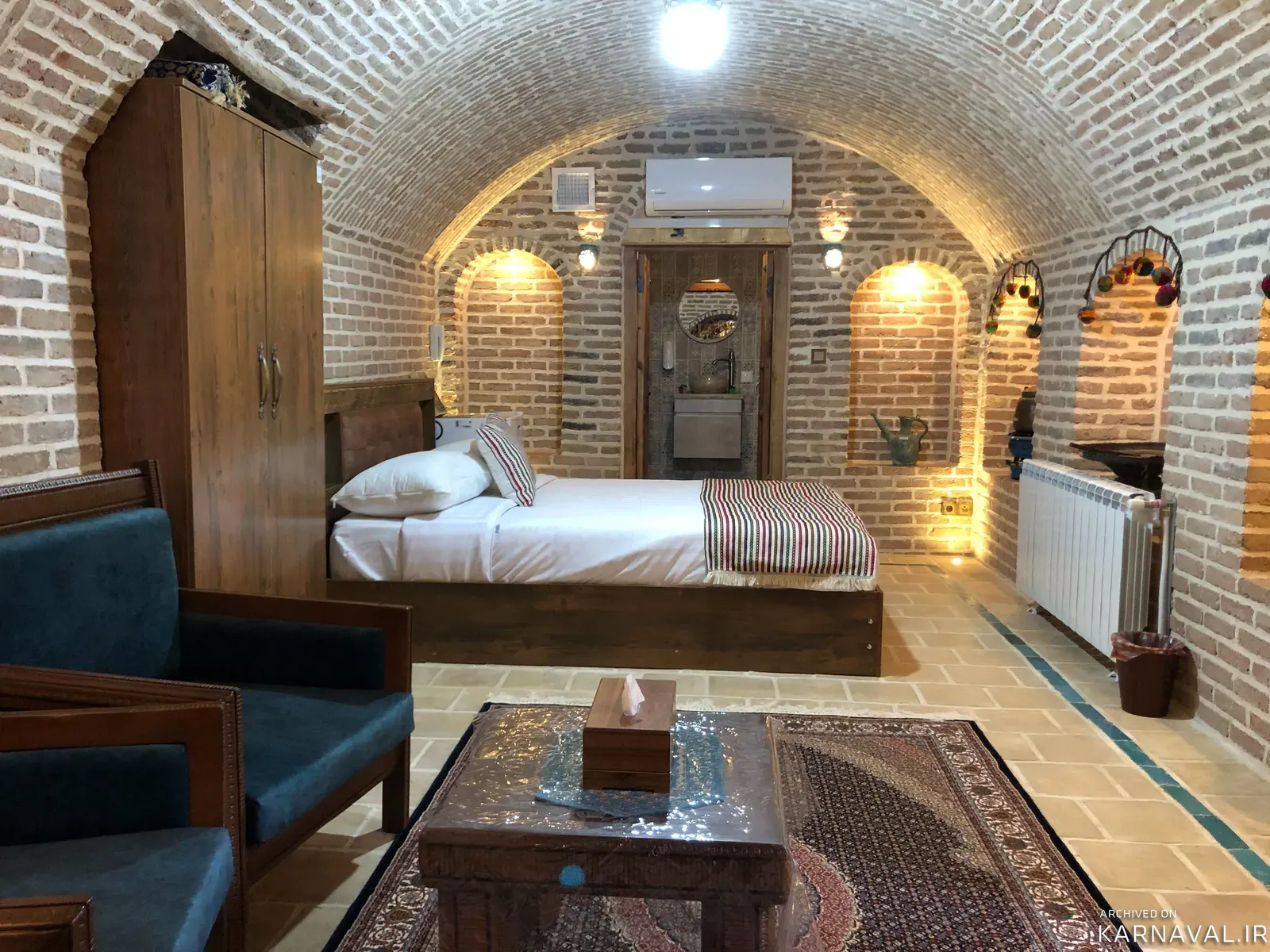هتل سنتی نبوی (محرابی) با صبحانه رایگان قزوین
