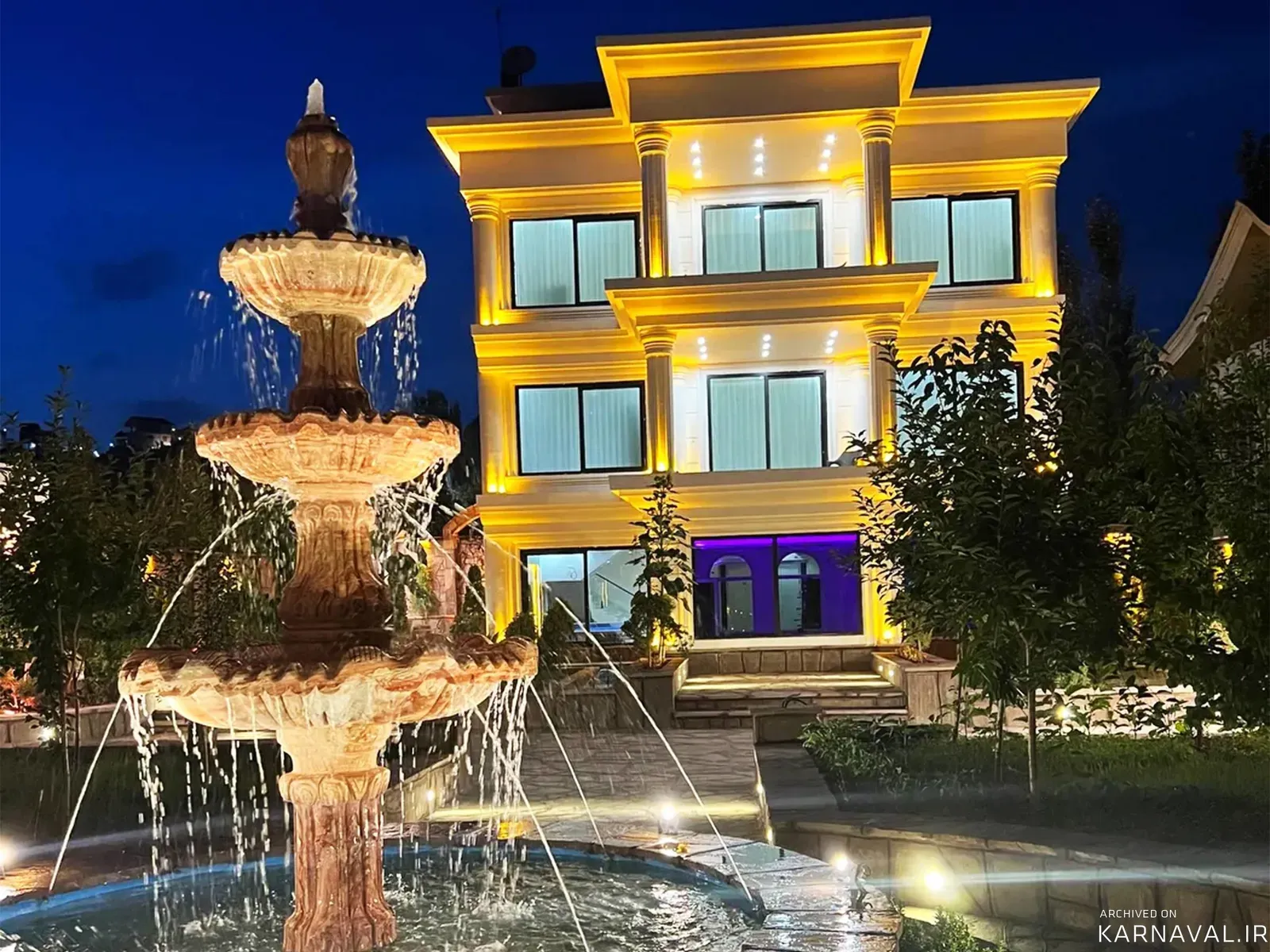 ویلا عمارت آنا با استخردار آبگرم  دماوند