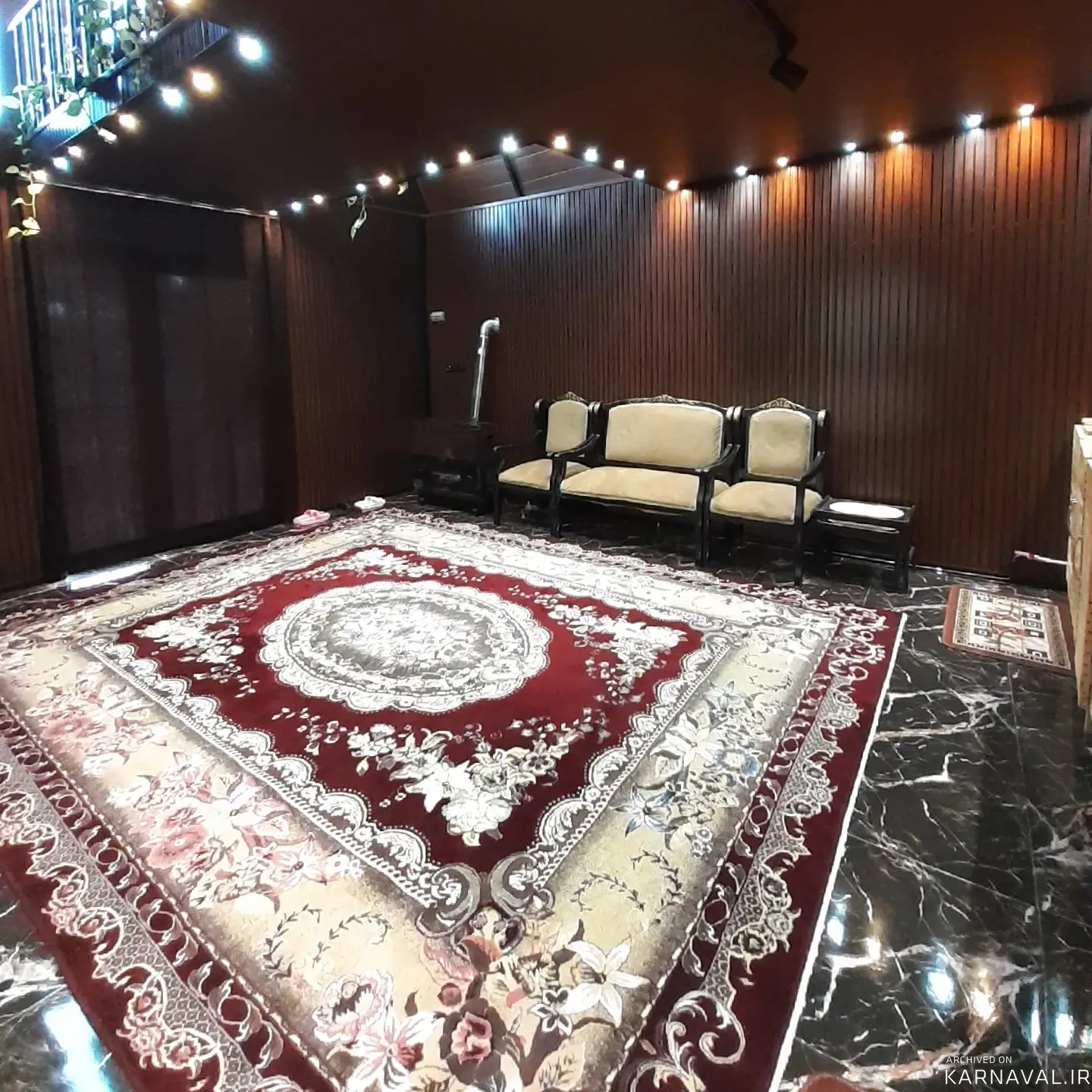 کلبه چوبی جکوزی دار رز (۲) شیرگاه