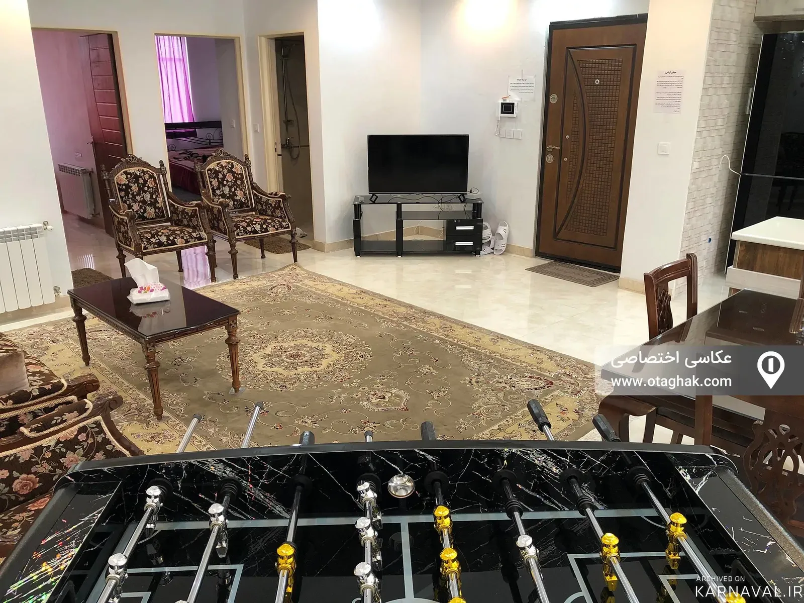 آپارتمان مبله لارونا با فوتبال دستی چالوس