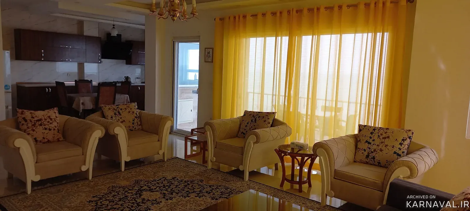 آپارتمان استخردار آبگرم ساحلی مبله ارغوان (اول)  نوشهر