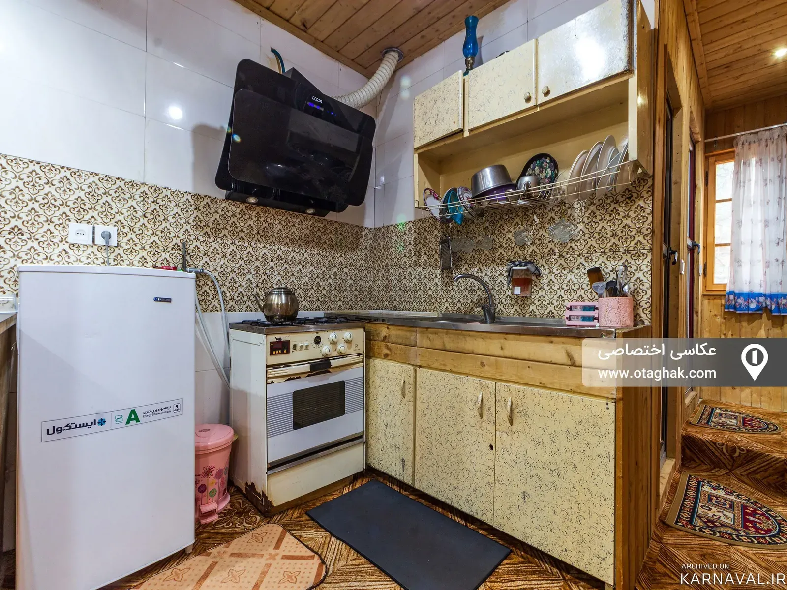 کلبه  چوبی گل تاج ماسال