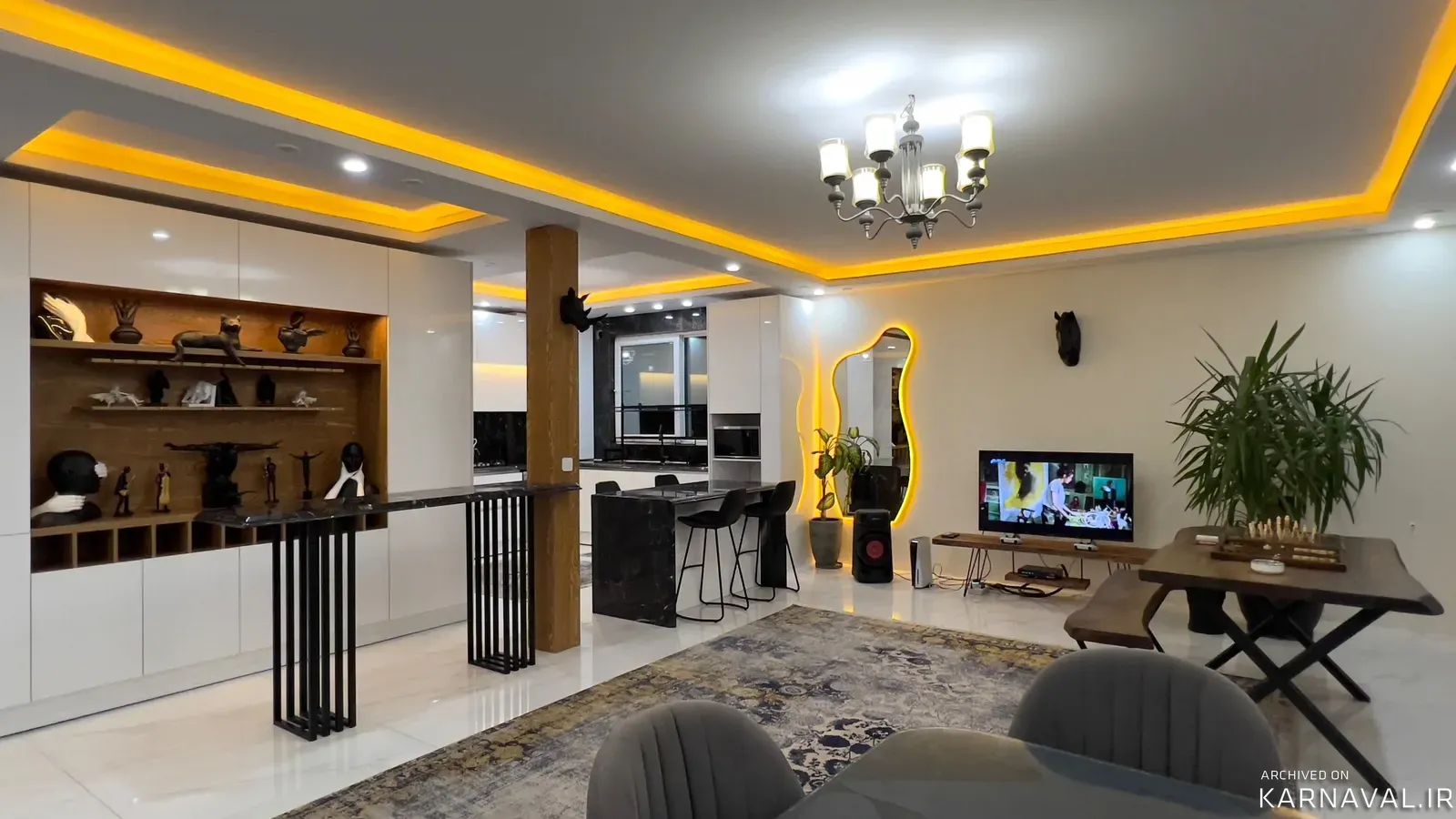 ویلا عمارت آنا با استخردار آبگرم  دماوند