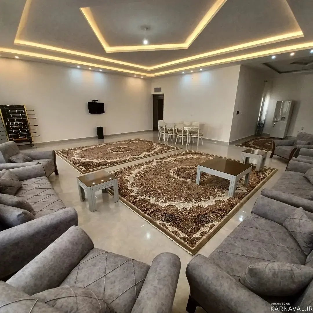 ویلا استخردار آبگرم نفیس (۸) با فوتبال دستی مشهد