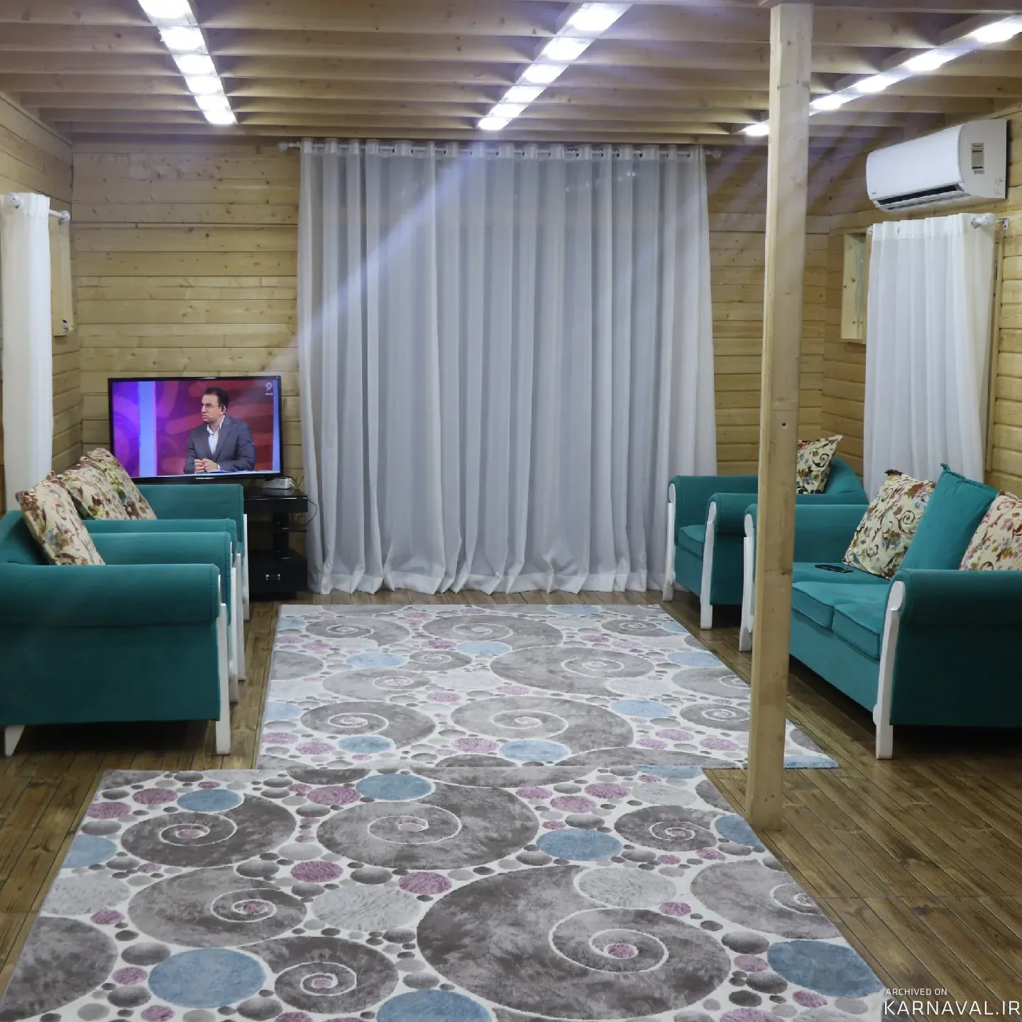 کلبه چوبی هیدن پارادایز خمام