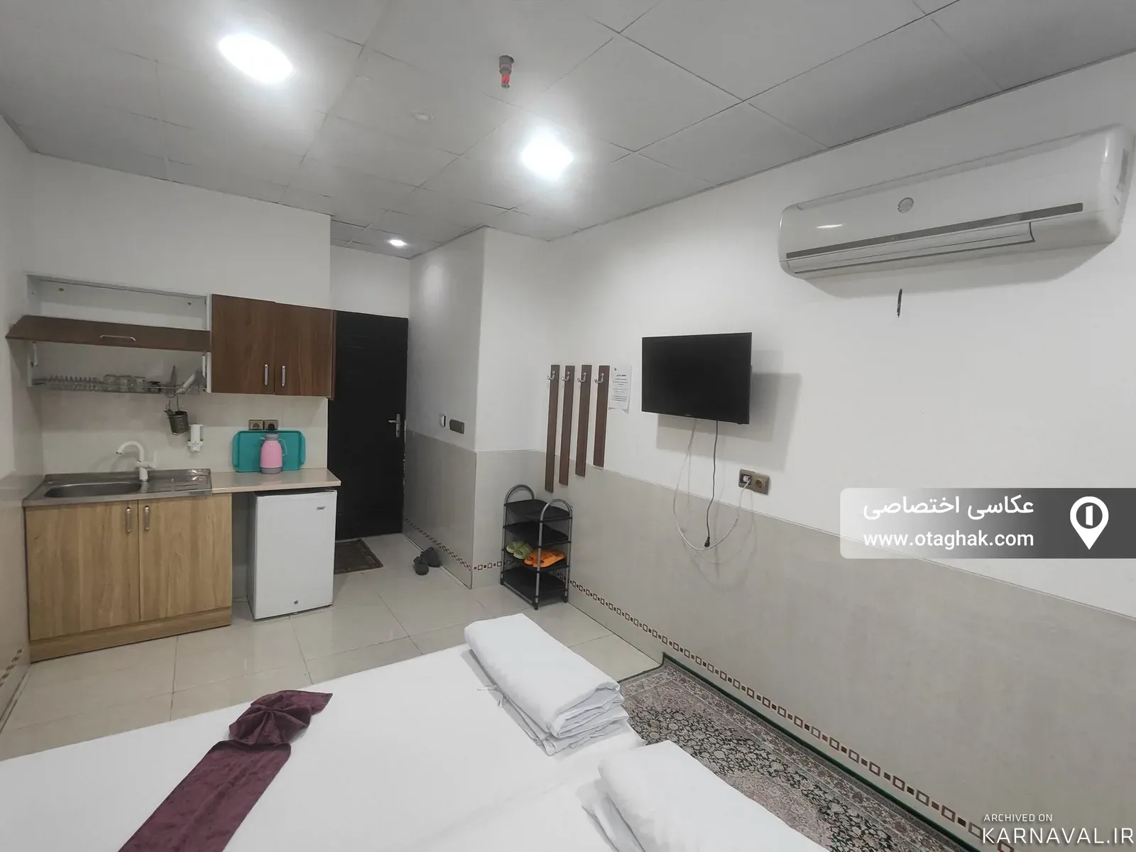 هتل آپارتمان ماه عسل (5 تخته) قم
