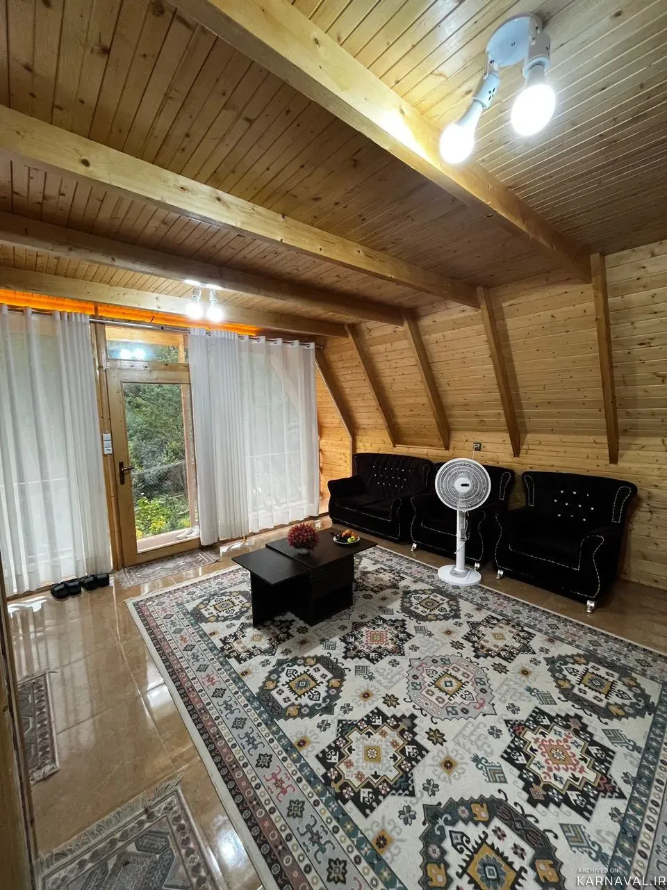 کلبه سوئیسی ویشار با جکوزی  سوادکوه