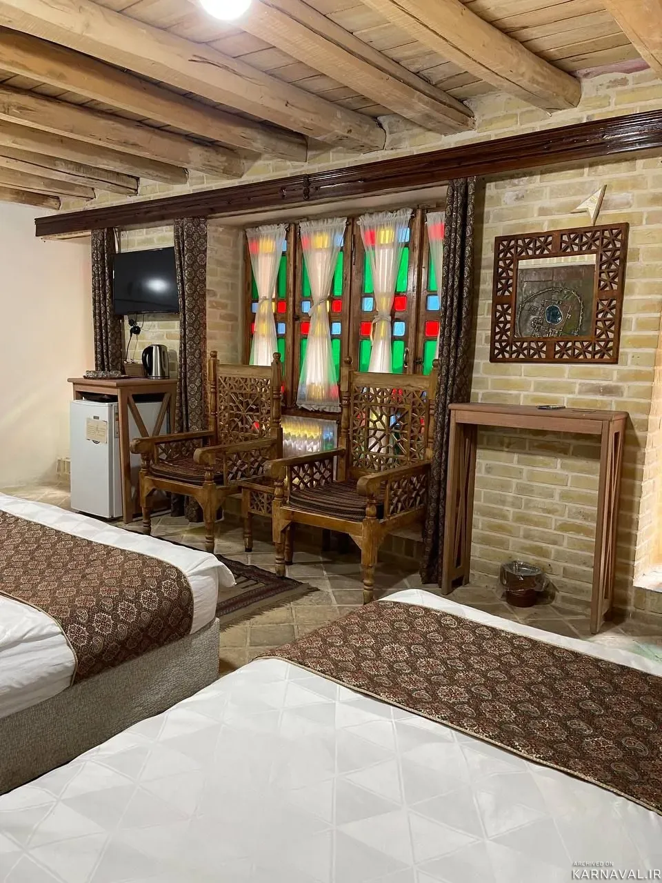اقامتگاه بوم‌گردی سنتی ددمان(اتاق تخت سلیمان طبقه همکف) زنجان