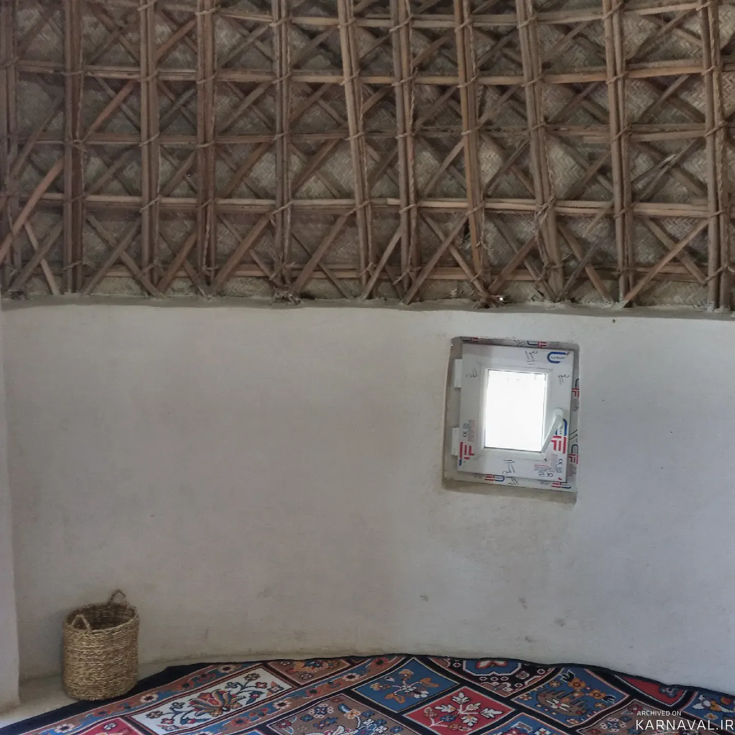 اقامتگاه بوم‌گردی روژان (کپر بلوچستان) در گلبهار چناران