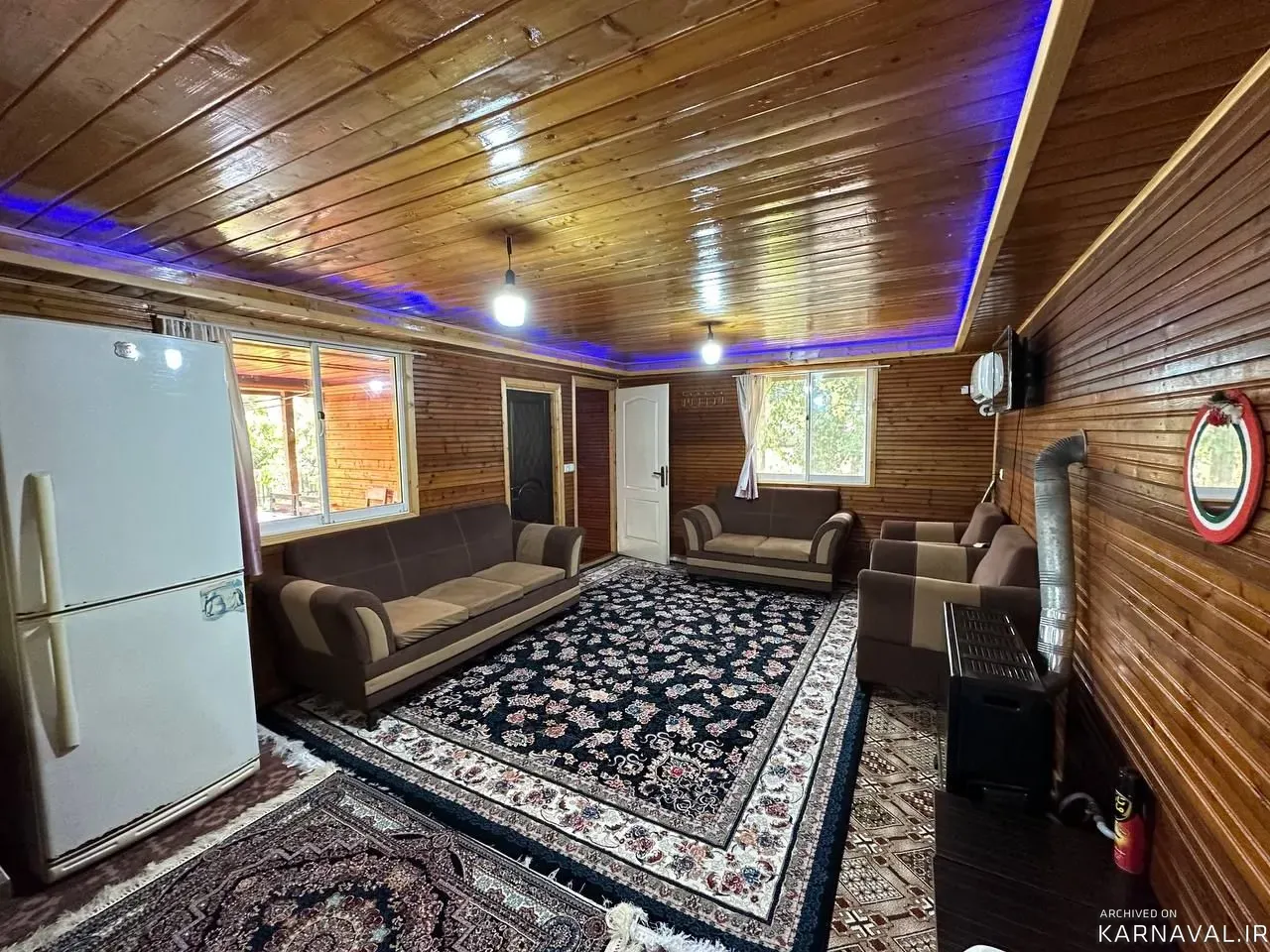 کلبه  چوبی احمدی شیرگاه