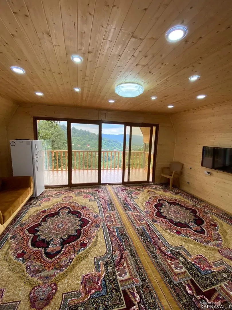 کلبه جنگلی طبیعت زیبا  شیرگاه