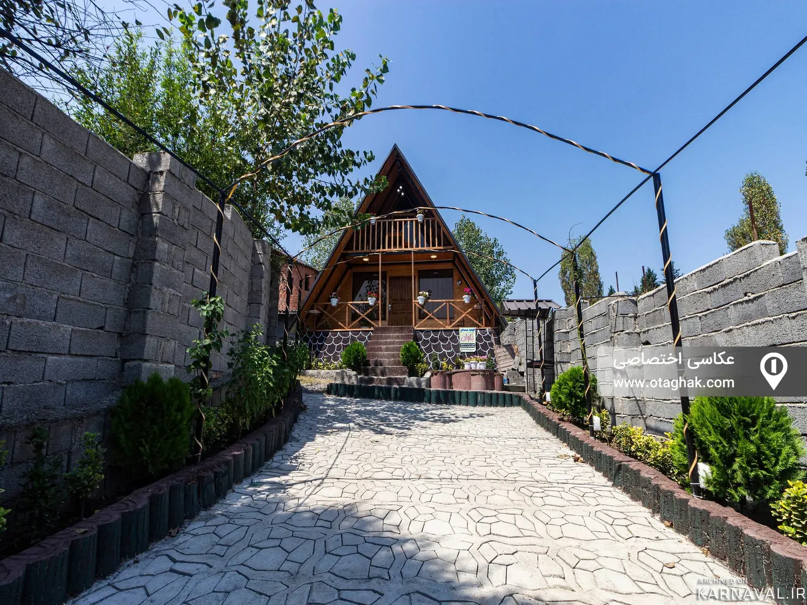 کلبه باران با جکوزی شیرگاه