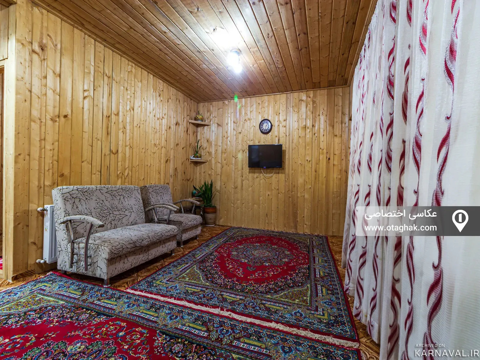کلبه  چوبی گل تاج ماسال