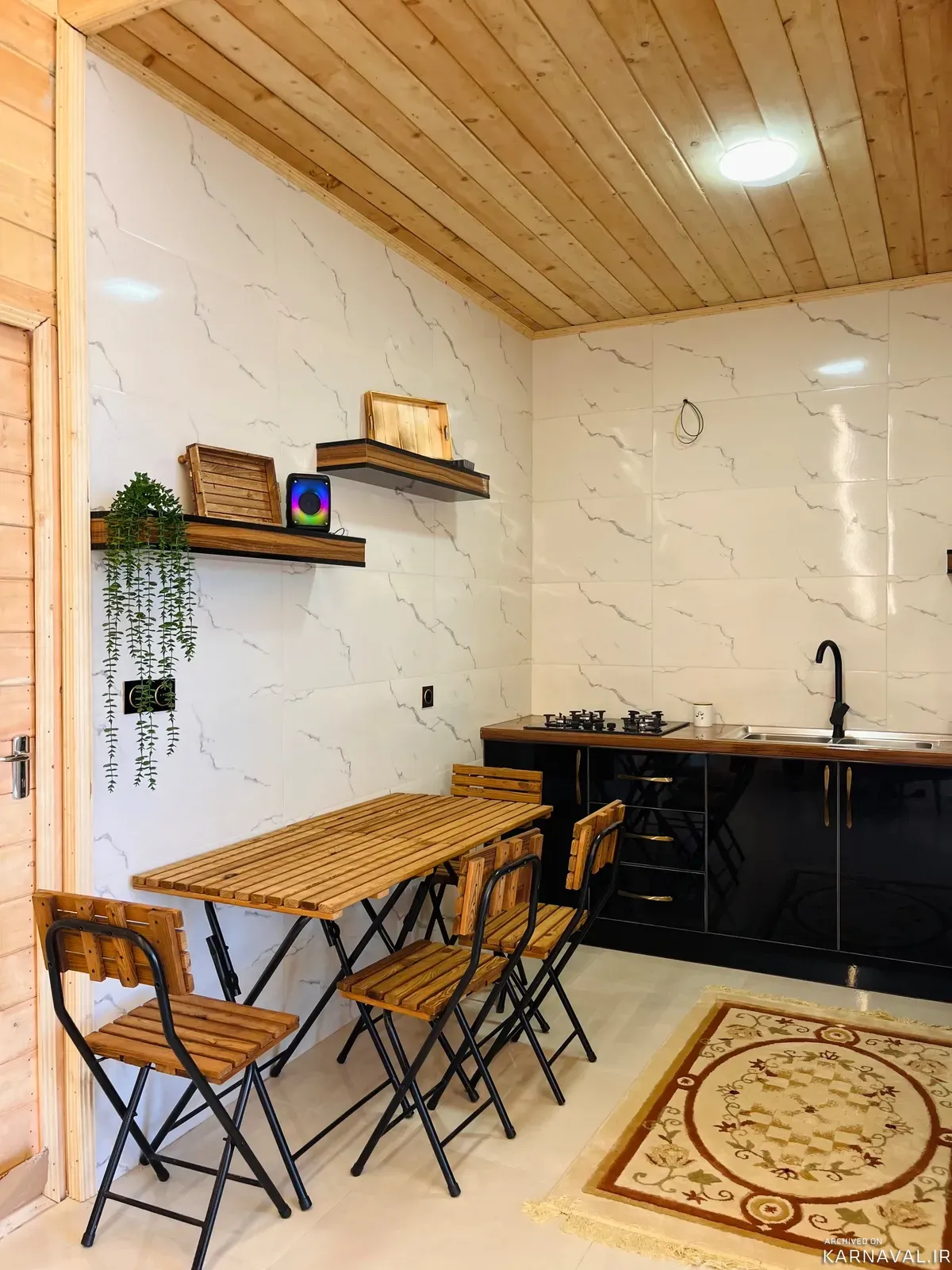 کلبه شیشه ای افرا  ماسال