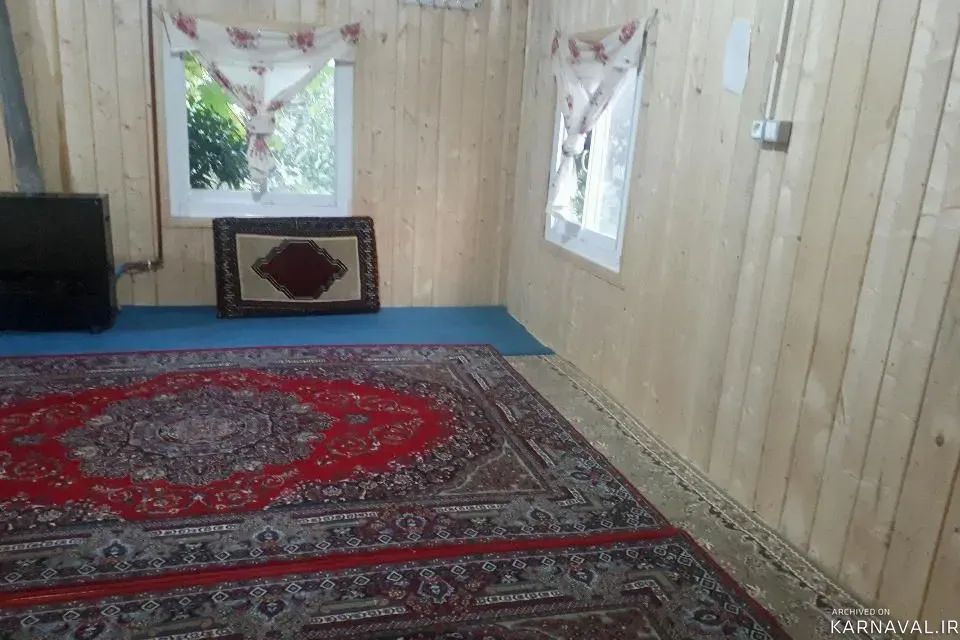 کلبه جنگلی خروم با دیزاین چوبی ماسال