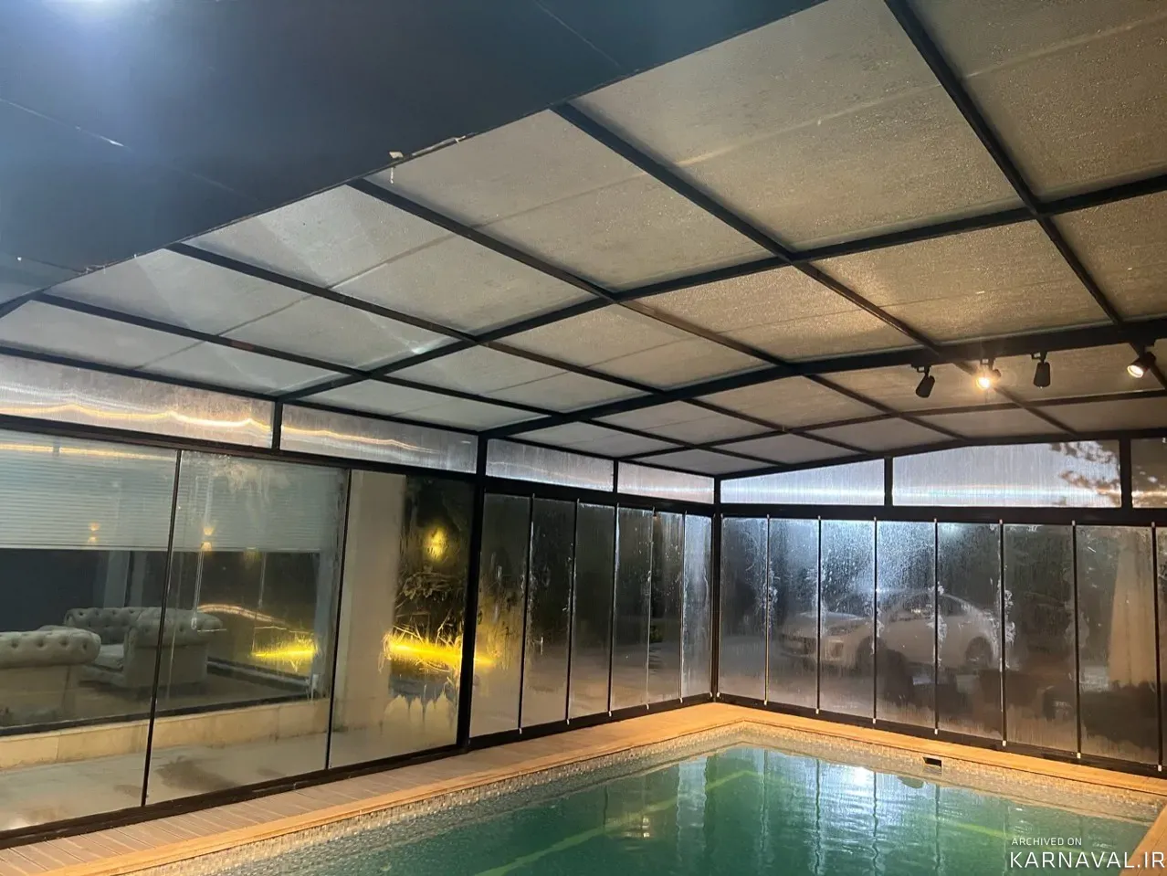 ویلا عمارت استخردار آبگرم با بیلیارد ایرن سهیلیه