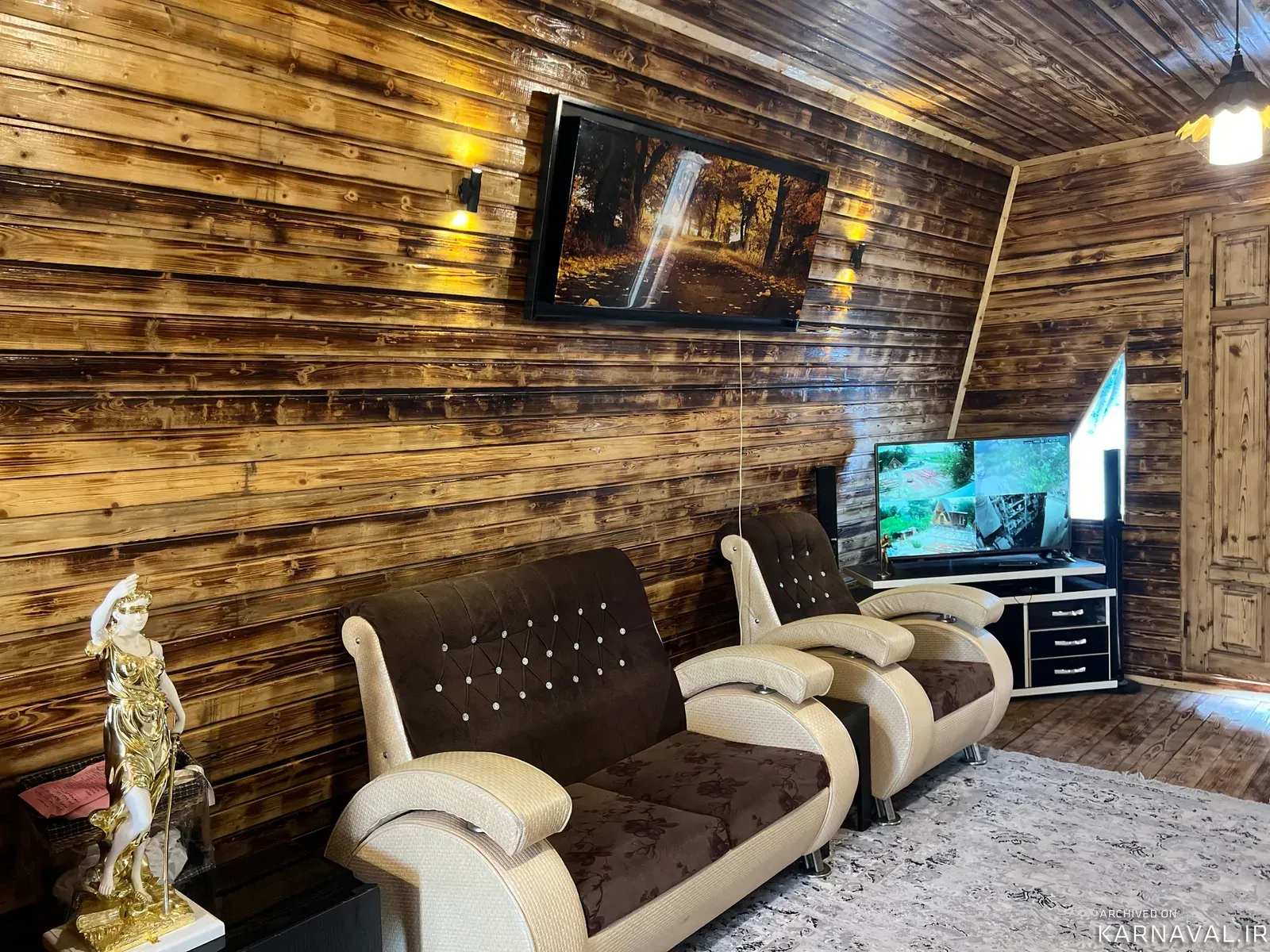 کلبه چوبی حسام با جکوزی لاهیجان