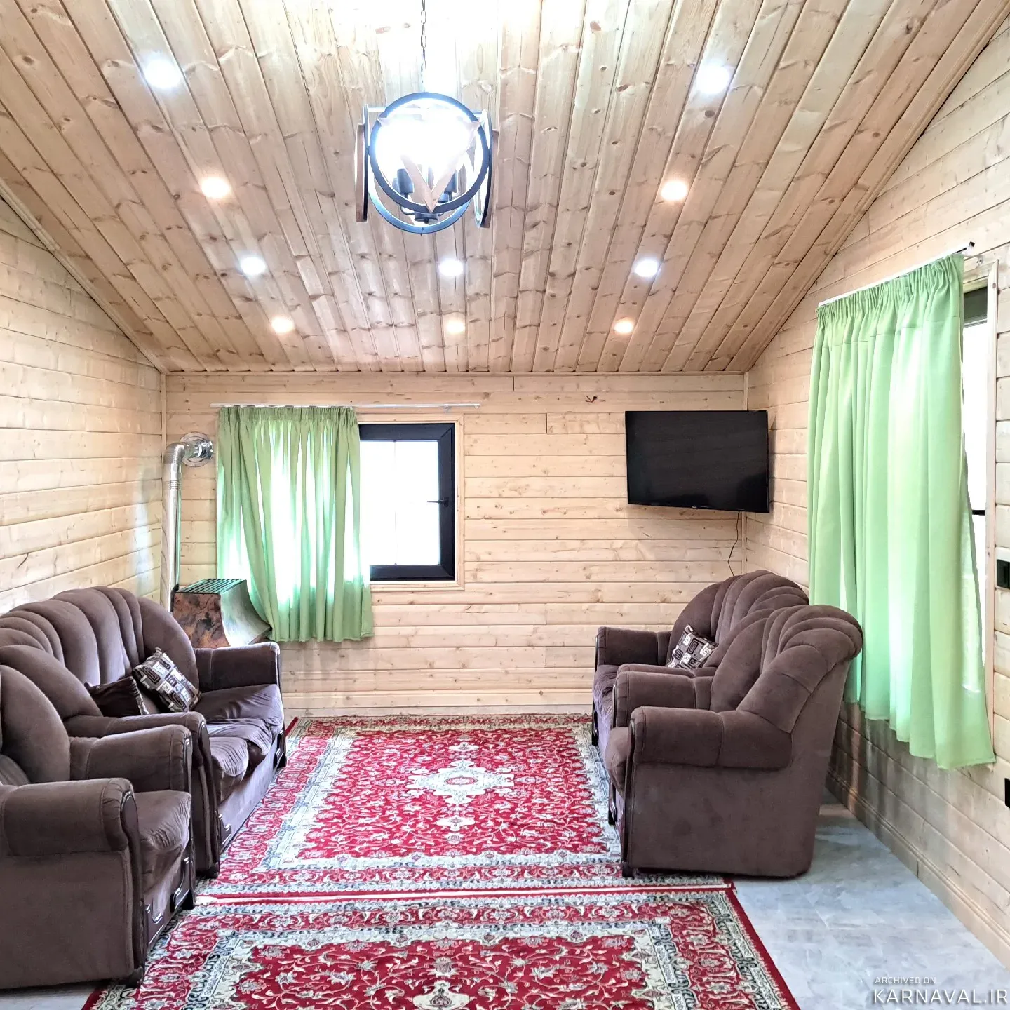 کلبه چوبی گردو  ماسال