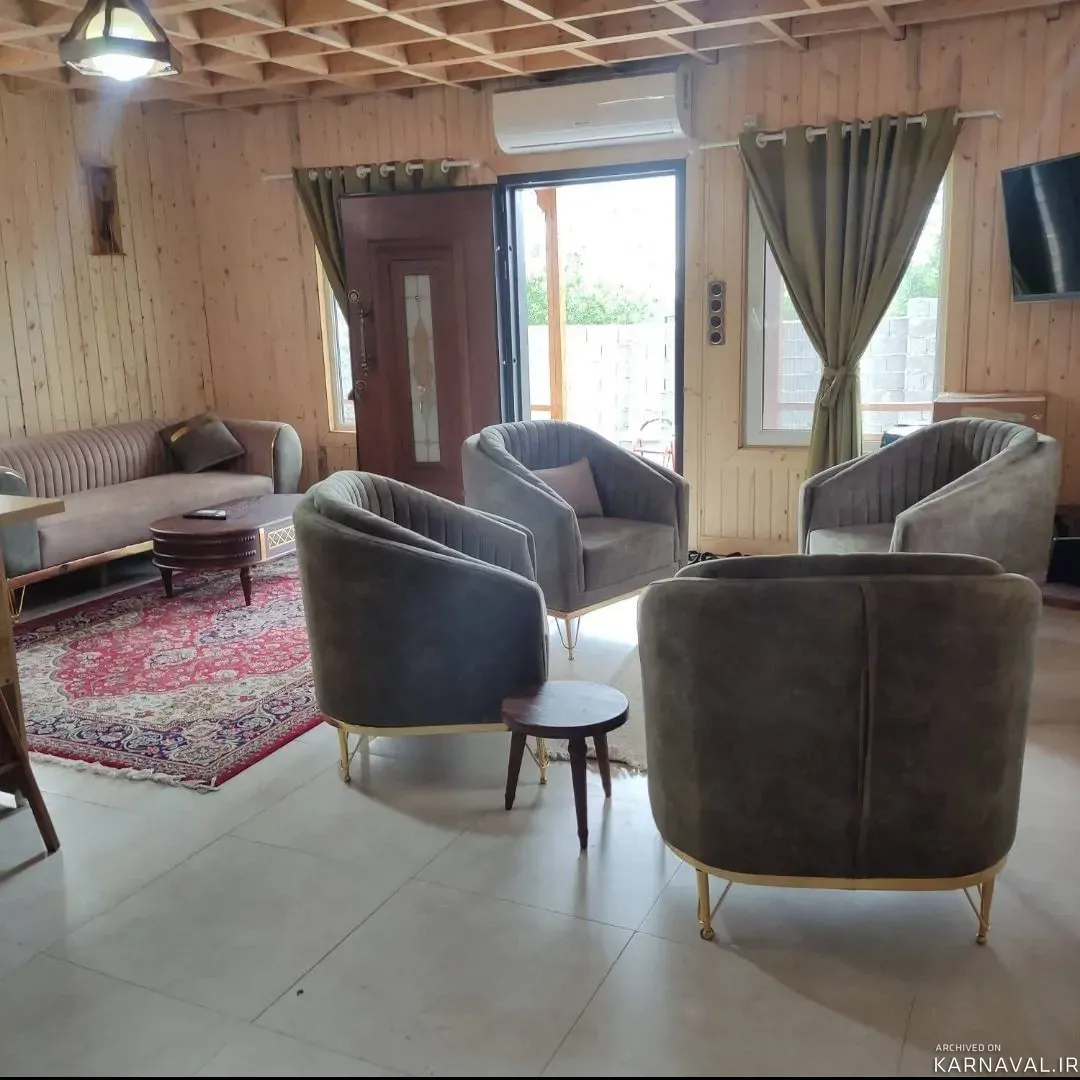کلبه چوبی استخردار آبگرم گیلدخت با جکوزی رشت کلبه چوبی استخردار آبگرم گیلدخت با جکوزی رشت