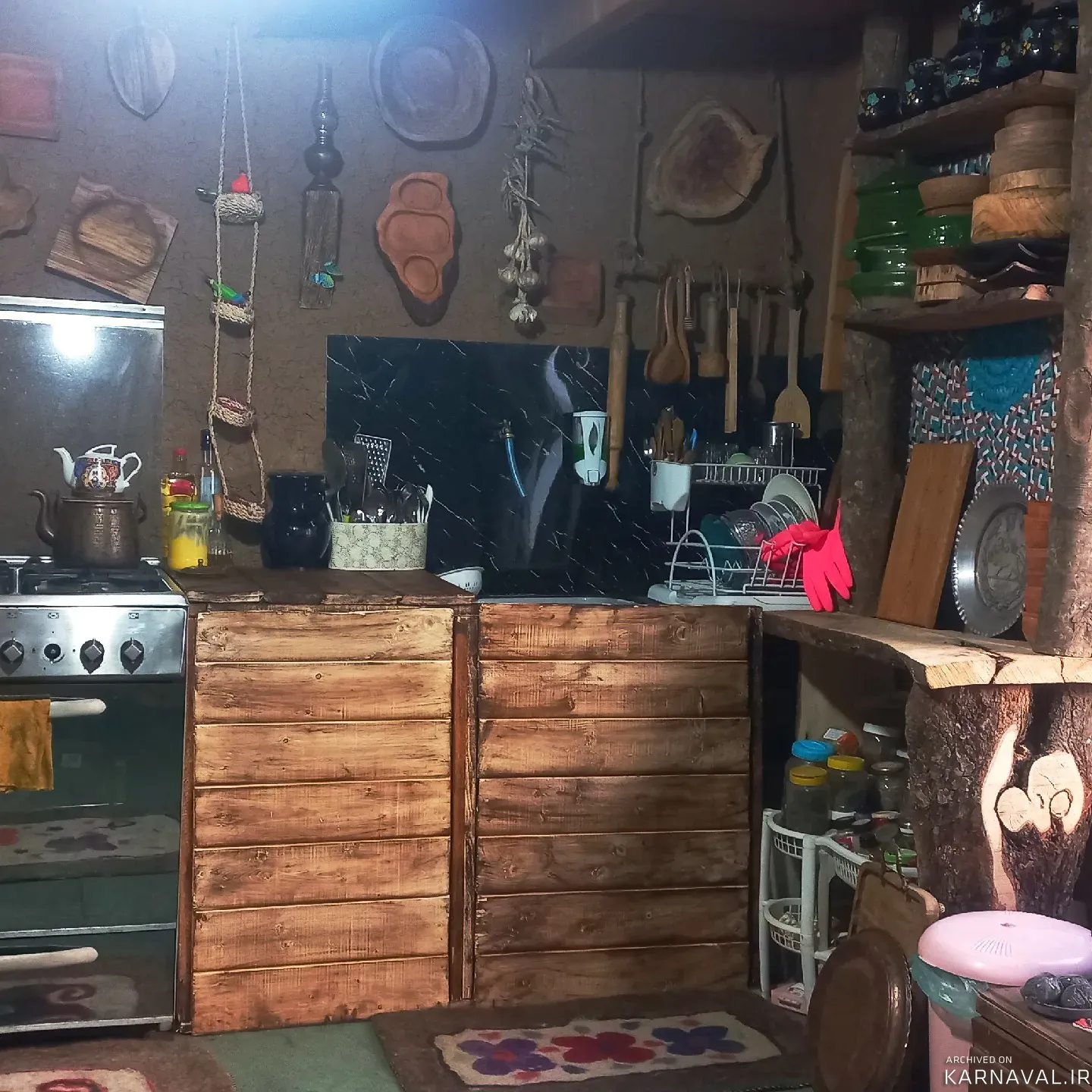 ویلا چوبی کوهستانی شهسوار