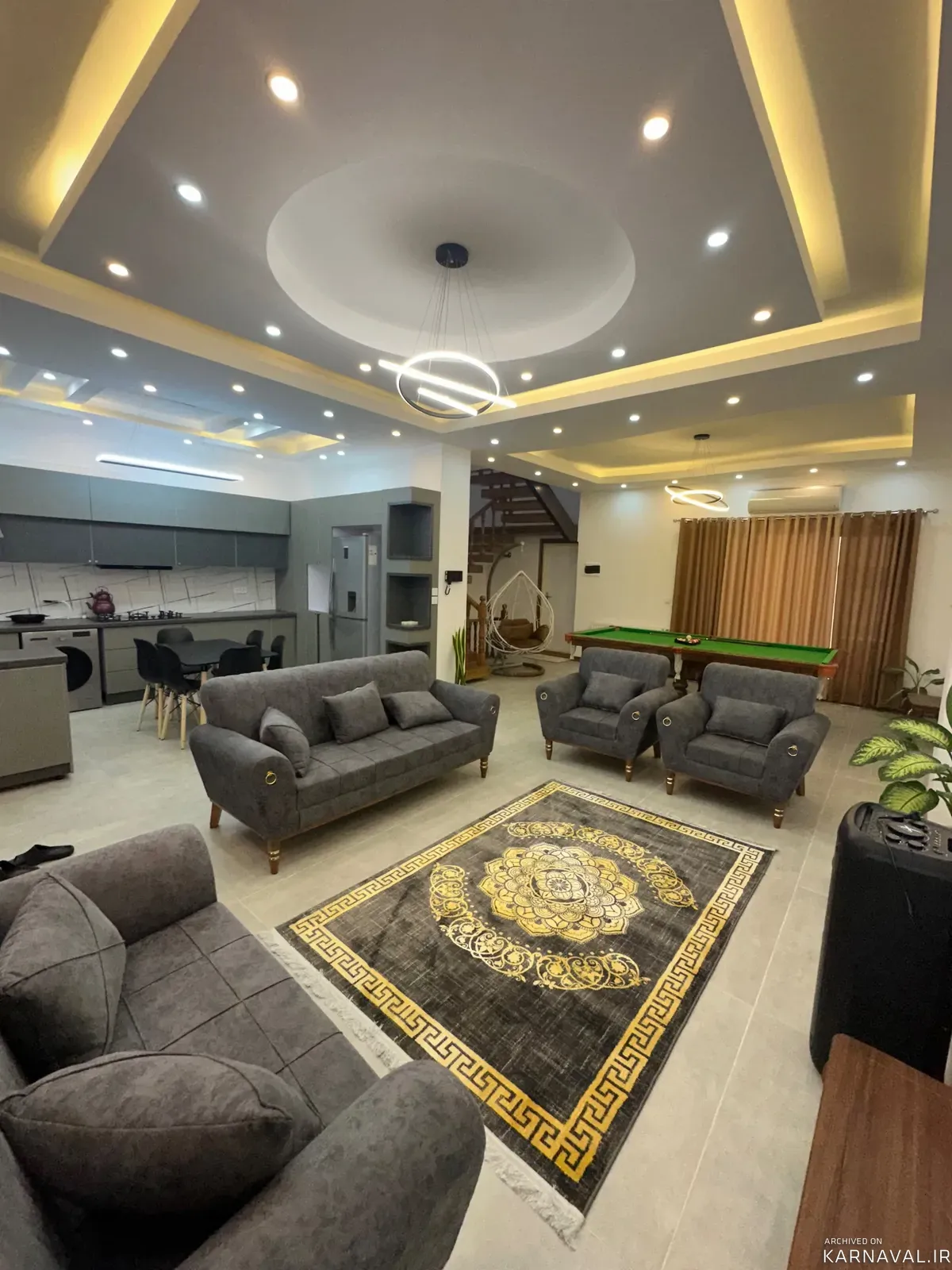 ویلا استخردار آبگرم ساحل با بیلیارد سرخ رود