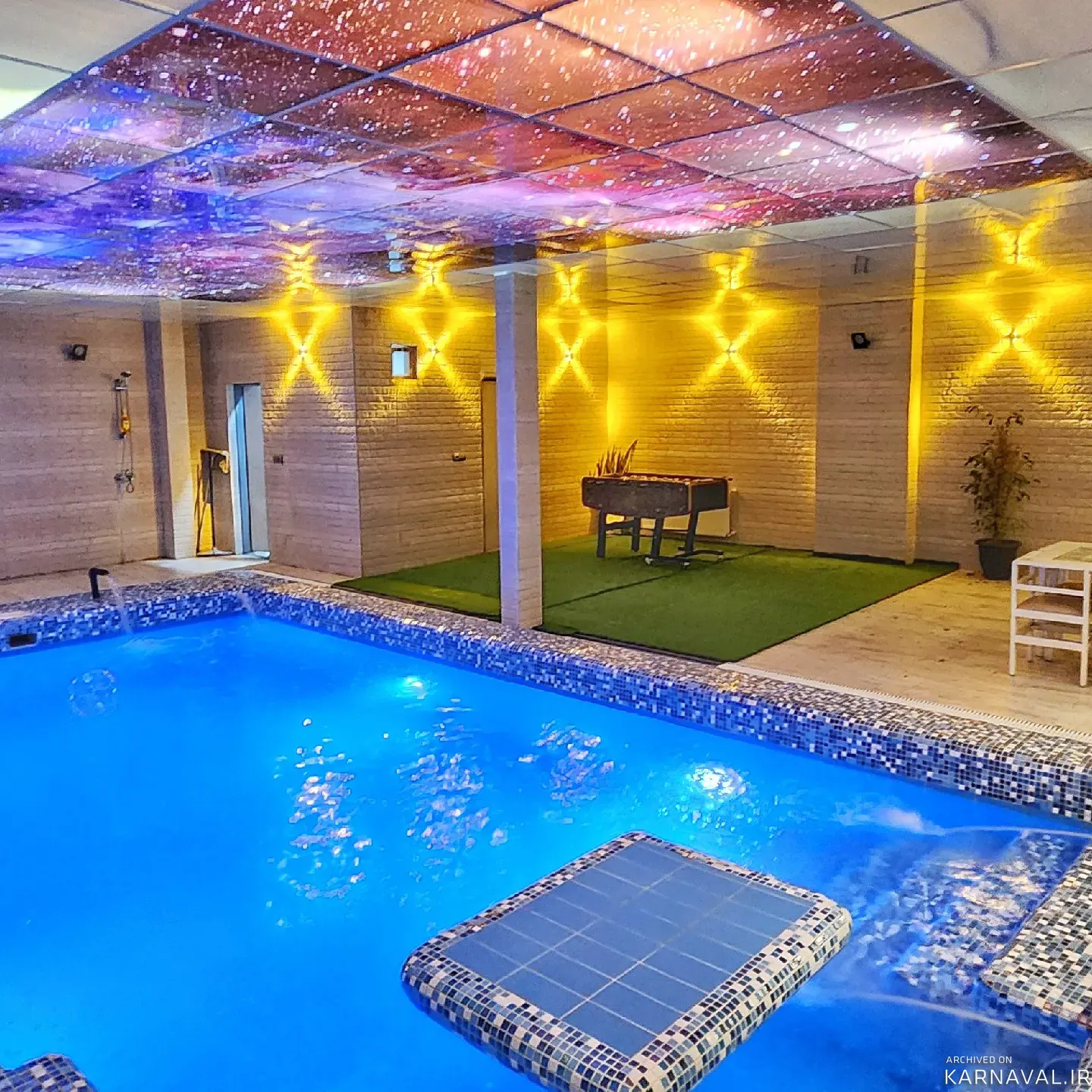 ویلا استخردار آبگرم باغ بهاران شهریار