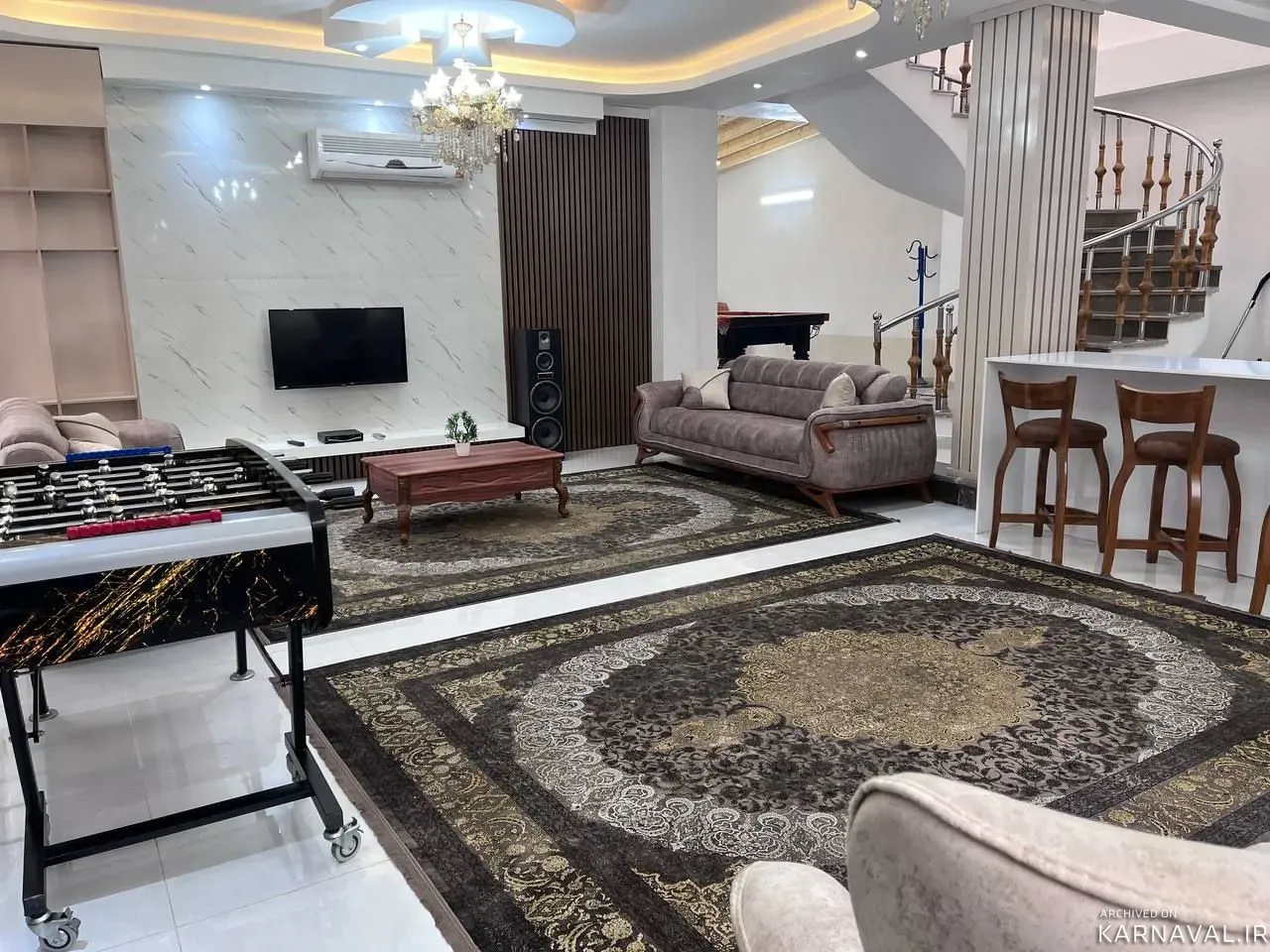 ویلا استخردار آبگرم لاکچری قنبرپور با بیلیارد شفت ویلا استخردار آبگرم لاکچری قنبرپور با بیلیارد شفت