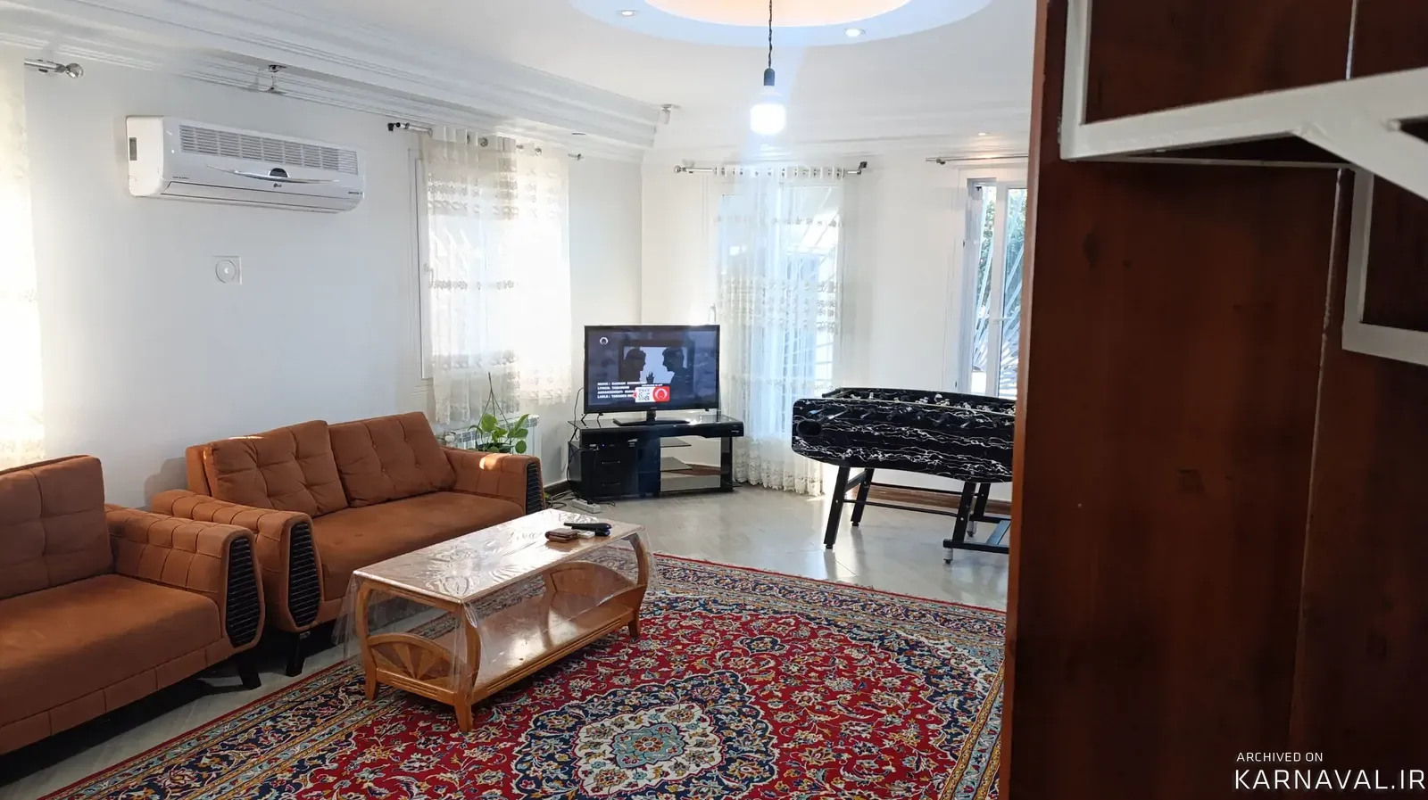 ویلا استخردار آبگرم طبیعت با فوتبالدستی رامسر