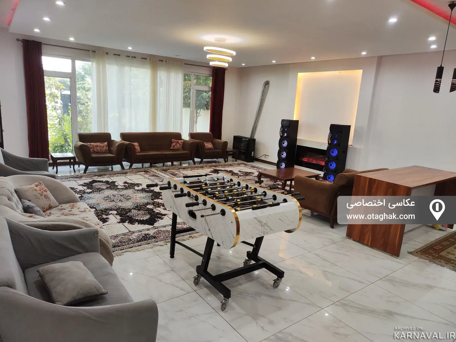 ویلا استخردار آبگرم مزرعه ماهان سهیلیه