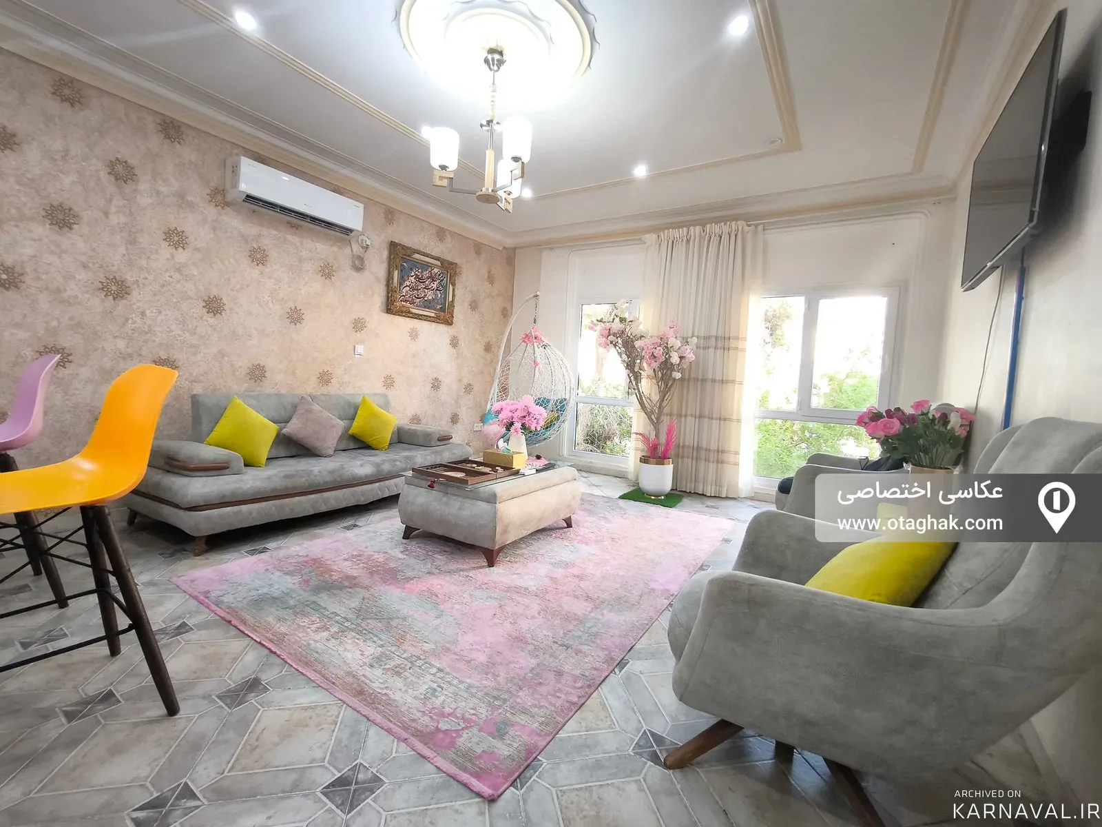 آپارتمان مبله لاکچری جزیره با جکوزی (سانسی) کیش