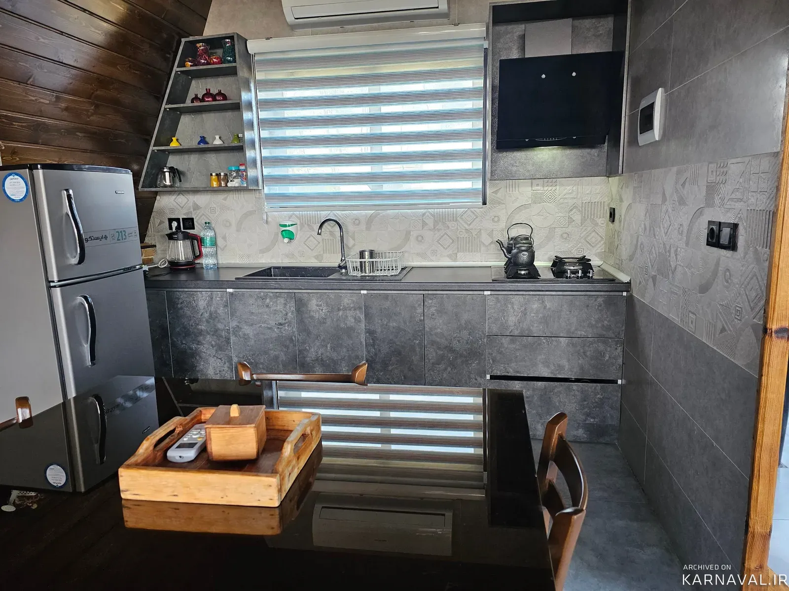 کلبه استخردار آبگرم سنجد با جکوزی رامسر
