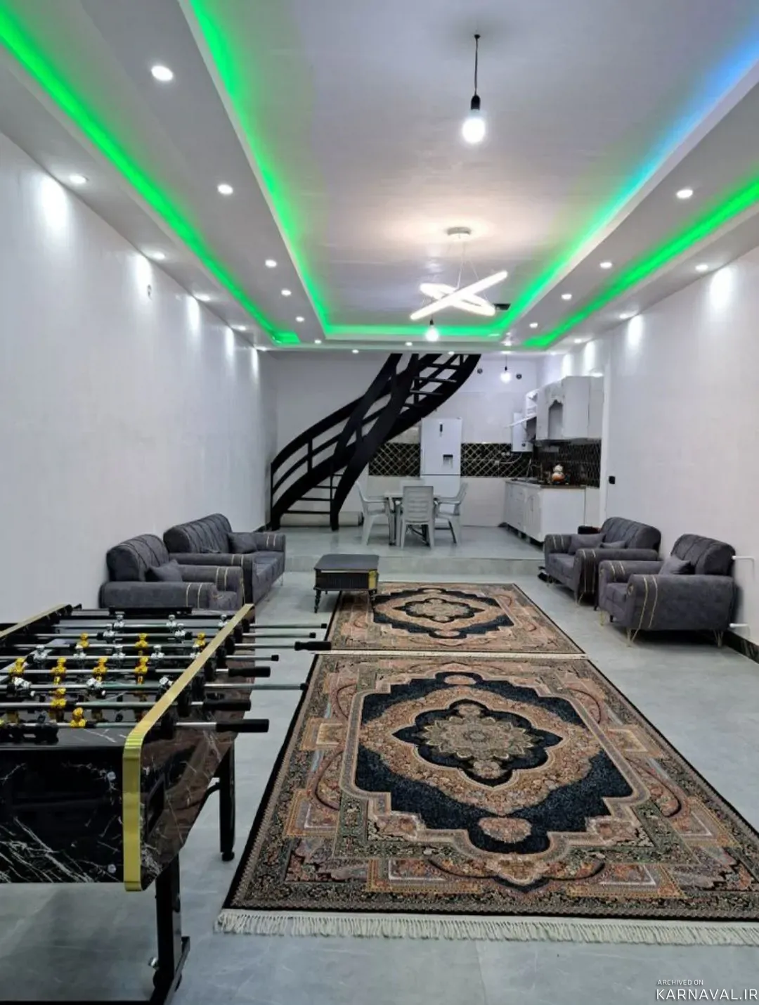 ویلا استخردار سرپوشیده آبگرم سپیدار با فوتبال دستی کردان ویلا استخردار سرپوشیده آبگرم سپیدار با فوتبال دستی کردان