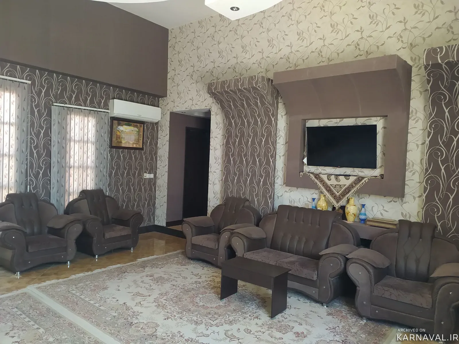 ویلا استخردار آبسرد نصف جهان اصفهان