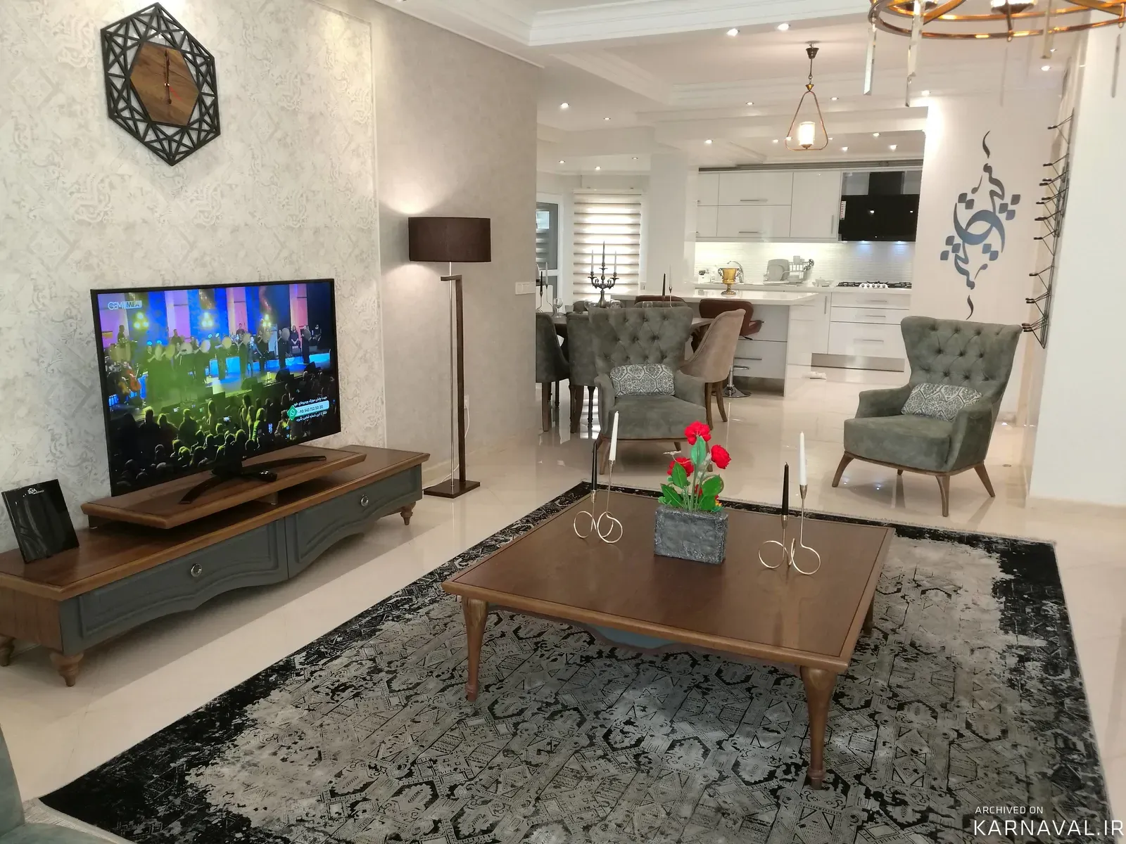 آپارتمان  مبله لوکس استخردار آبگرم سانسی فرشته (۸) تهران