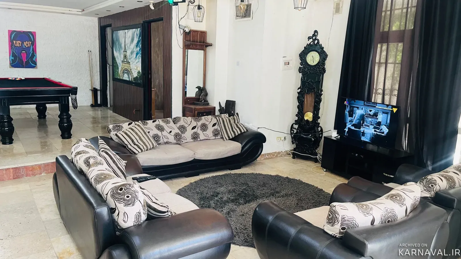 ویلا استخردار آبگرم باغ بهشت با بیلیارد ملارد ویلا استخردار آبگرم باغ بهشت با بیلیارد ملارد